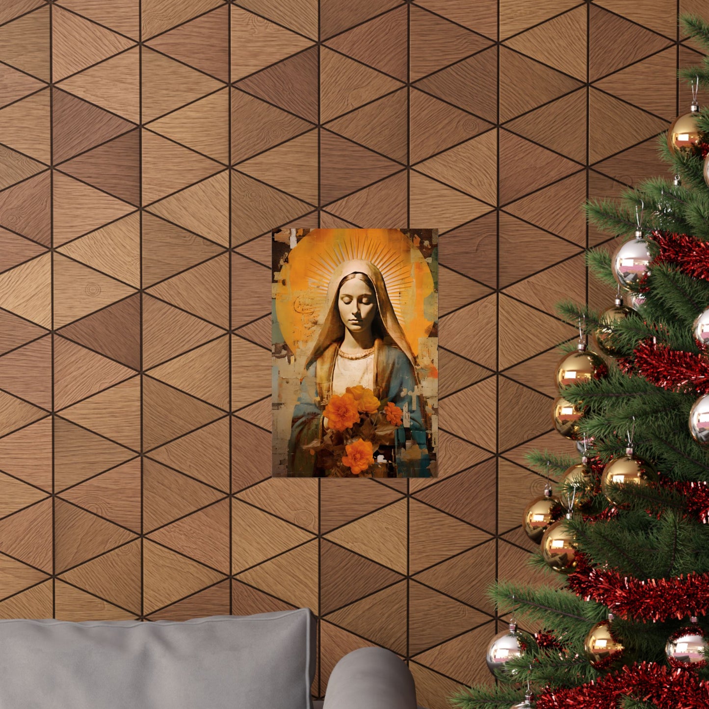Blessed and Beloved : Mary in Art - Sanctified Souls Print - Multiple Sizes - Premium Matte Vertical Posters - Virgin Mary