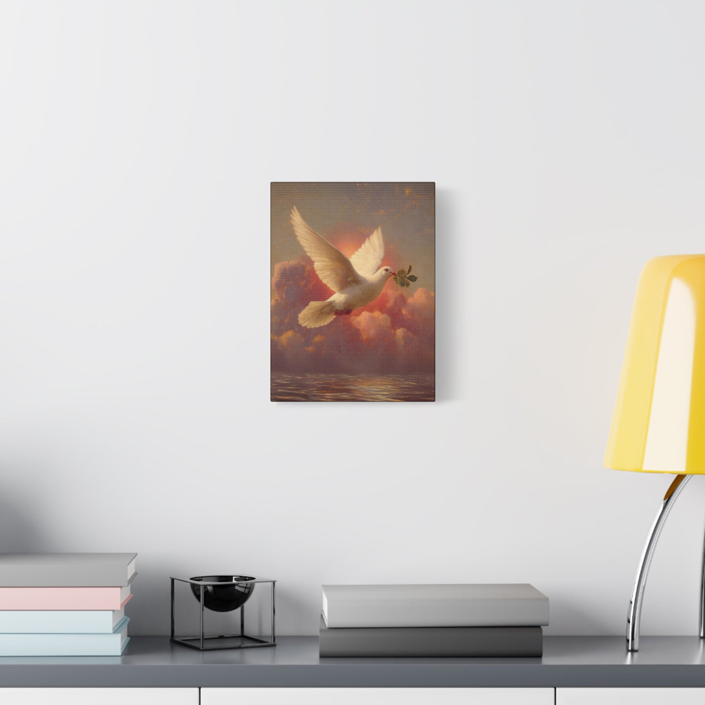 The Spirit Who Restored the Horizon - Holy Spirit - The Dove- Gallery Wrapped Canvas - Print - Religious Art for your Home - Catholic