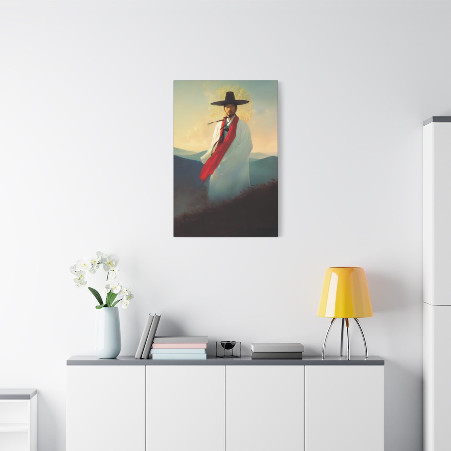 Saint Andrew Kim Taegon - Multiple Sizes - Catholic Home art - Museum Wrapped Canvas - Sanctified Souls Print - Martyr Saint