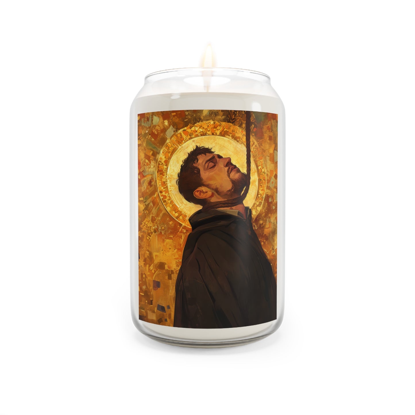 Saint John Ogilvie - Scented Prayer Candle, 13.75oz -  Candle - Catholic Art - prayer room Scented Candle - Religious gift