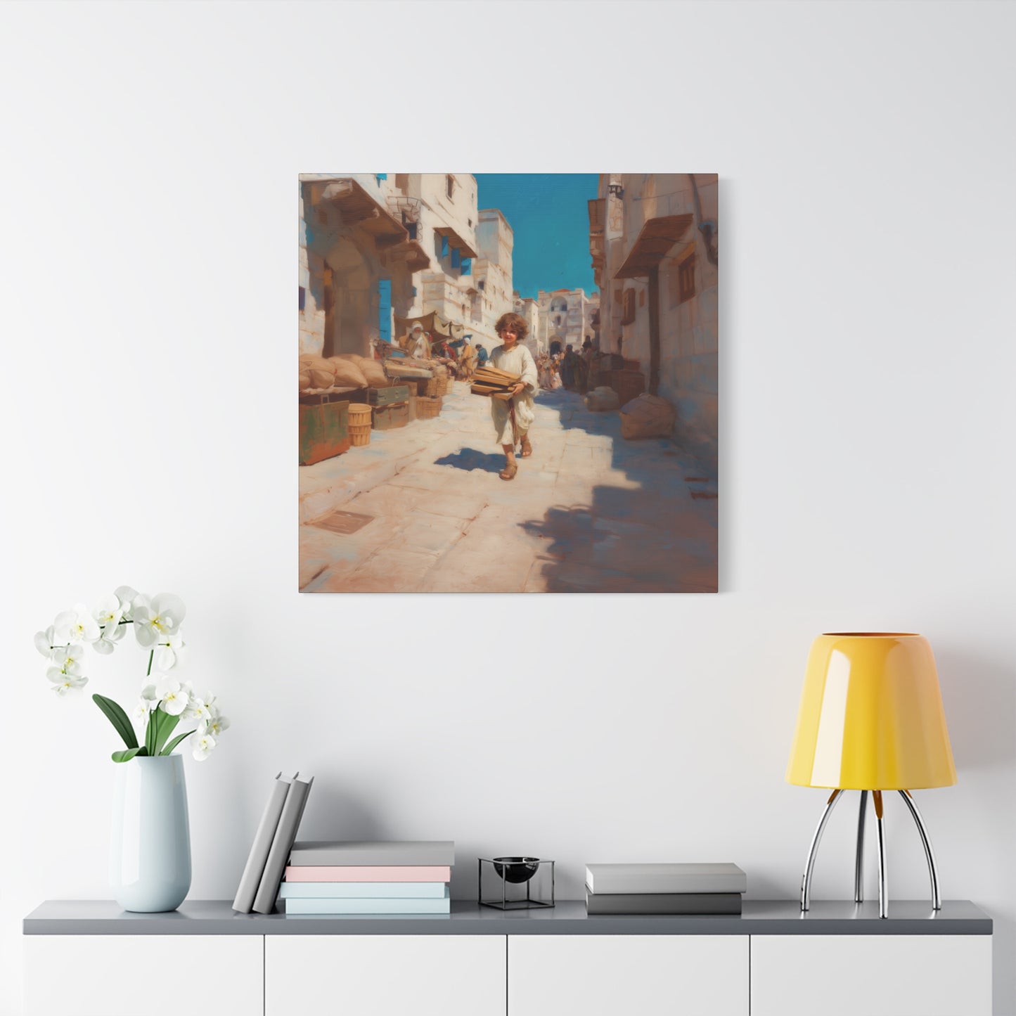 Nazareth and the Hidden Light of Christ - Gallery Wrapped Canvas - Print - Religious Art for your Home - Catholic Art