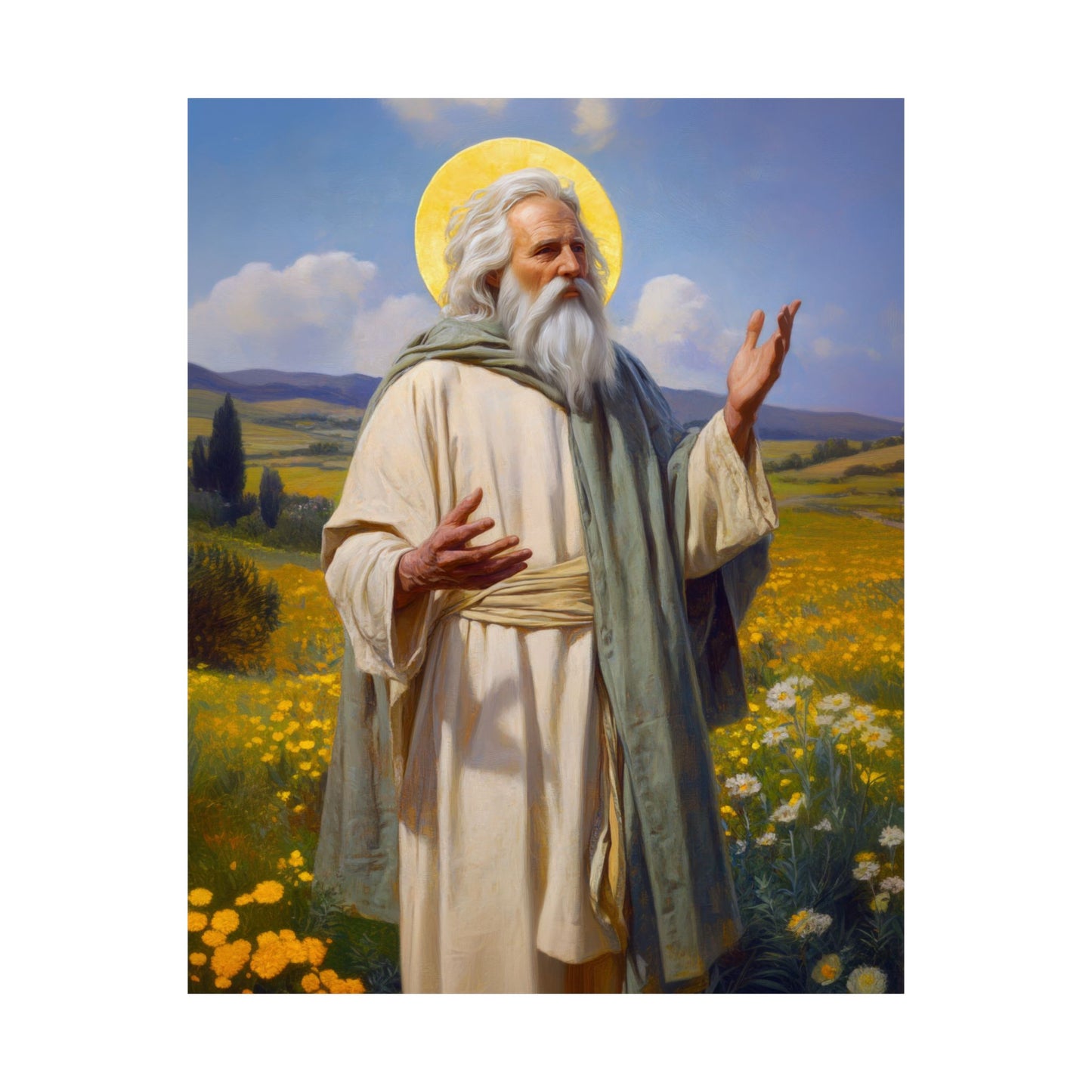 Saint Hilary of Arles - Sanctified Souls Print - Multiple Sizes - Premium Matte Vertical Posters