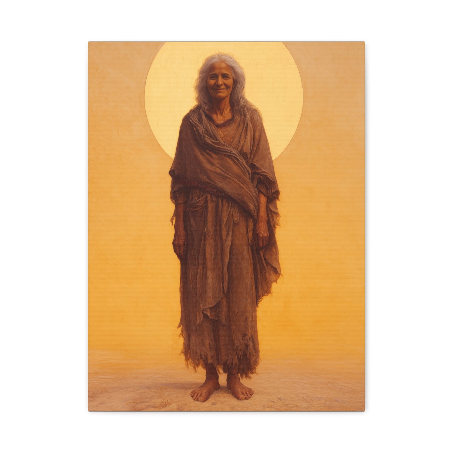 Saint Mary of Egypt - Desert Mother - Gallery Wrapped Canvas - Print - Religious Art for your Home - Catholic Art