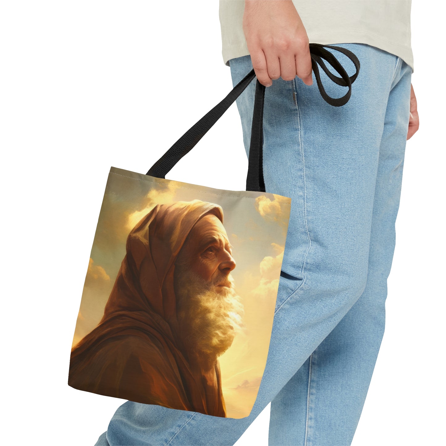 Father Abraham - Tote Bag - Large Medium Small Faith Art Bag - Bible Study Faith Purse - Double Sided