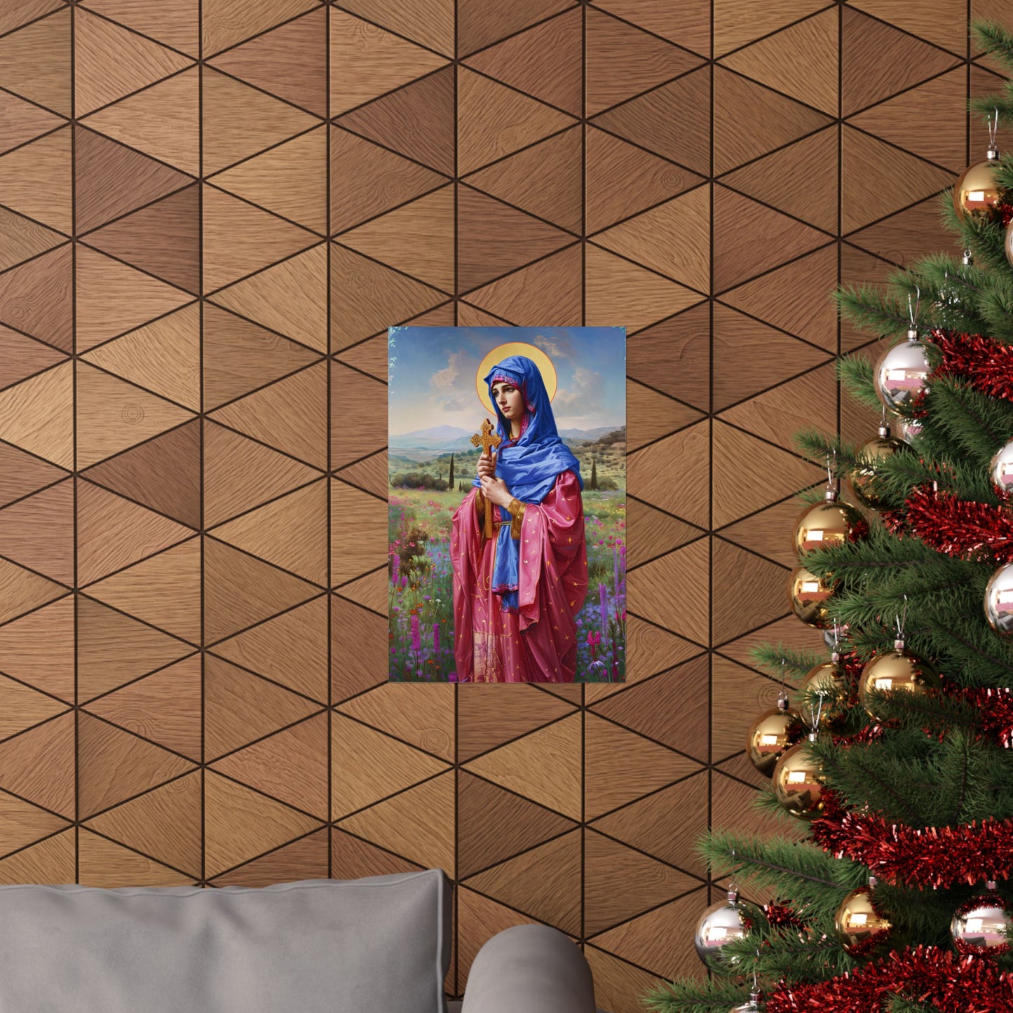 Saint Anysia of Salonika  - Sanctified Souls Print - Multiple Sizes - Premium Matte Vertical Posters