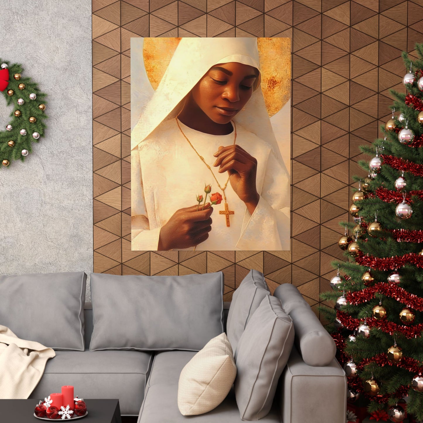 Blessed Marie-Clementine Anuarite Nengapeta - Sanctified Souls Print - Multiple Sizes - Premium Matte Vertical Posters
