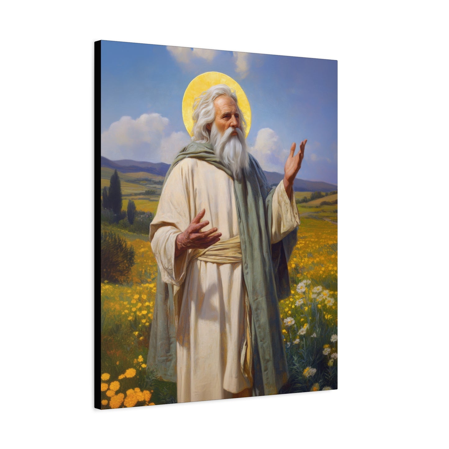 Saint Hilary of Arles - Gallery Wrapped Canvas - Print - Religious Art for your Home - Catholic Art Print