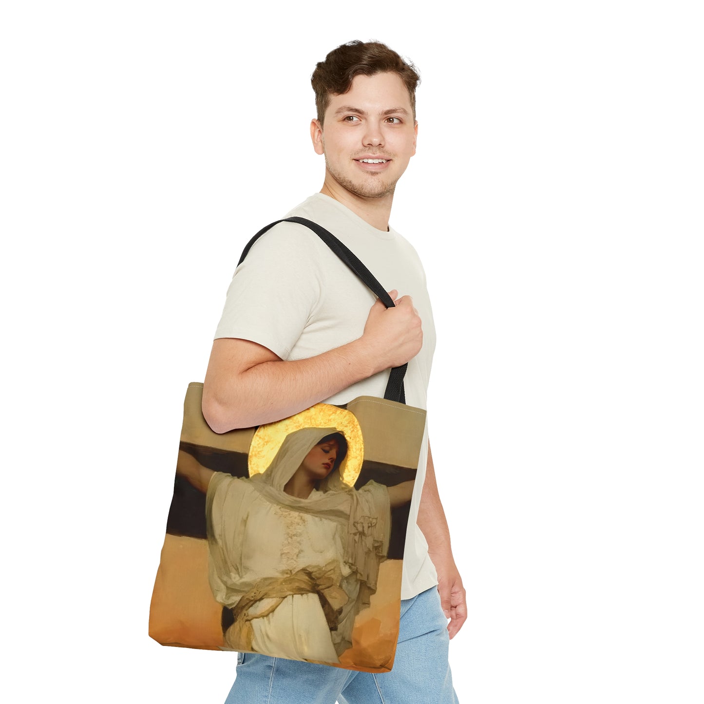 Saint Julia of Carthage Tote Bag - Large Medium Small Faith Art Bag - Catholic Faith Purse - Religious Carry All Reusable Tote Bag