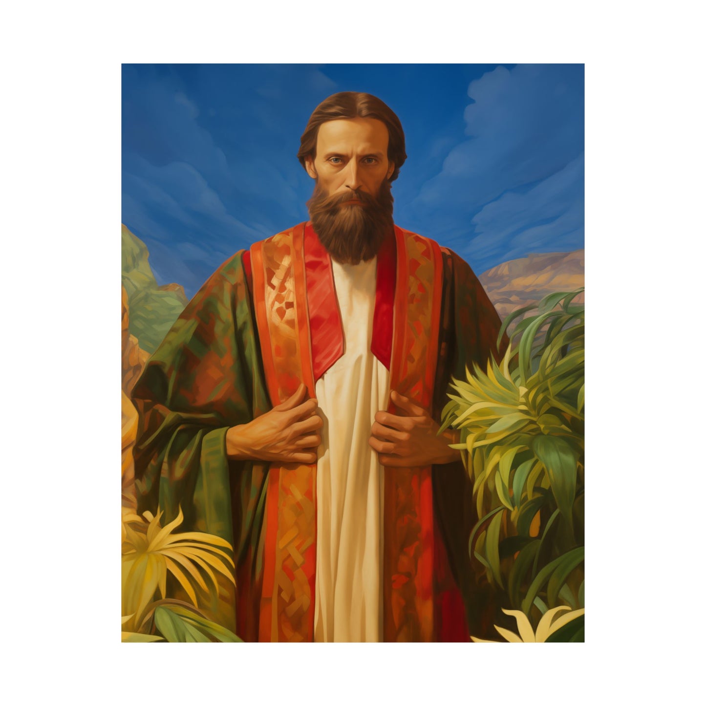 Saint John the Baptist - Sanctified Souls Print - Multiple Sizes - Premium Matte Vertical Posters
