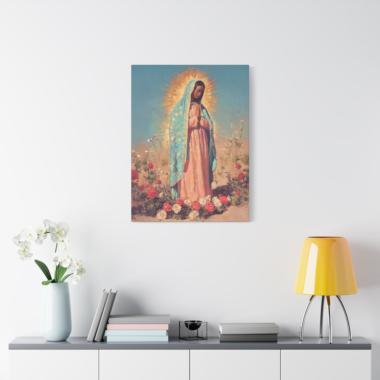 Our Lady of Guadalupe - Gallery Wrapped Canvas - Print - Religious Art for your Home - Catholic Art