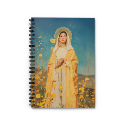 Saint Agatha Lin - Sanctified Souls Art - Religious Based Notebook - Spiral Notebook