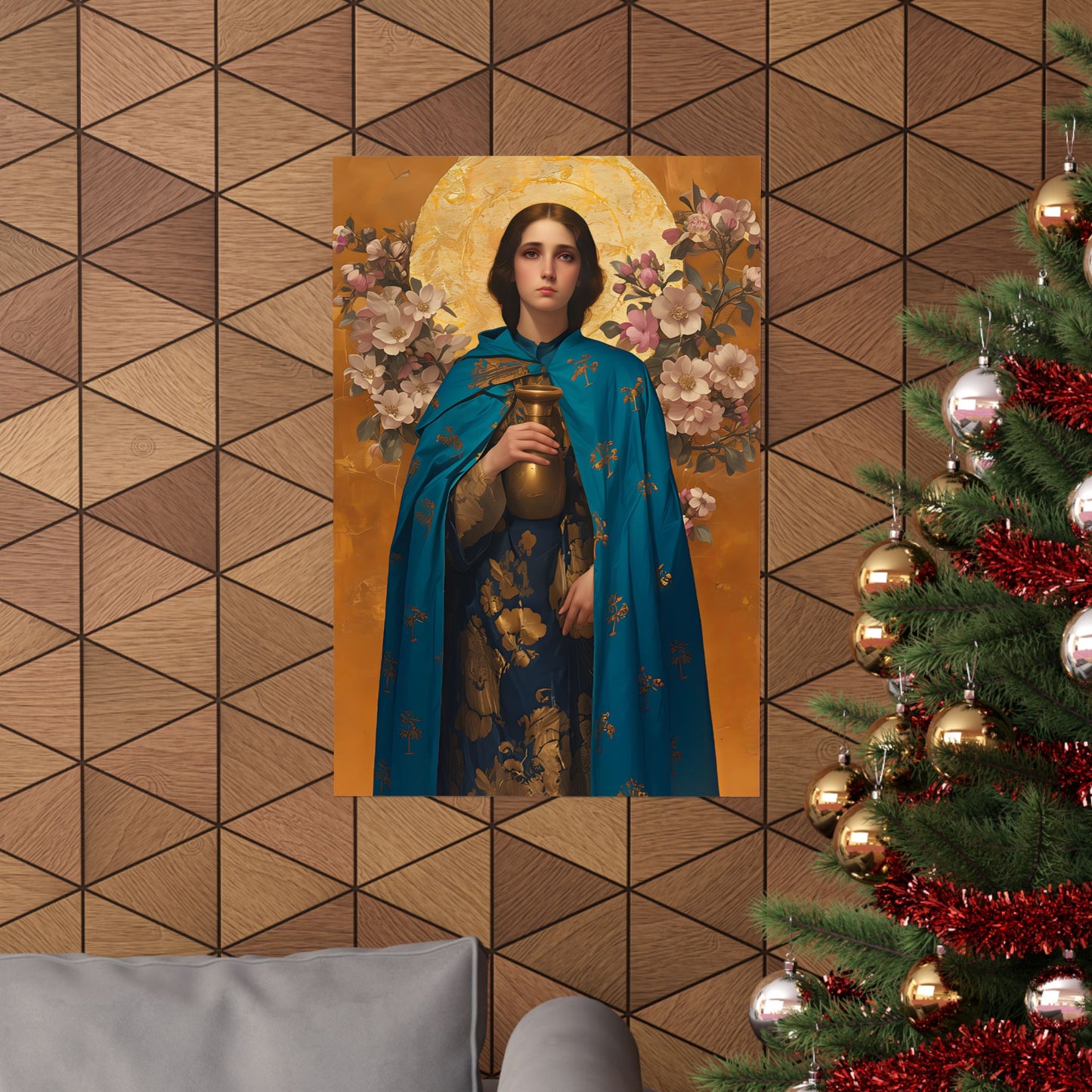 Saint Anastasia the Patrician of Alexandria - Sanctified Souls Print - Multiple Sizes - Premium Matte Vertical Posters