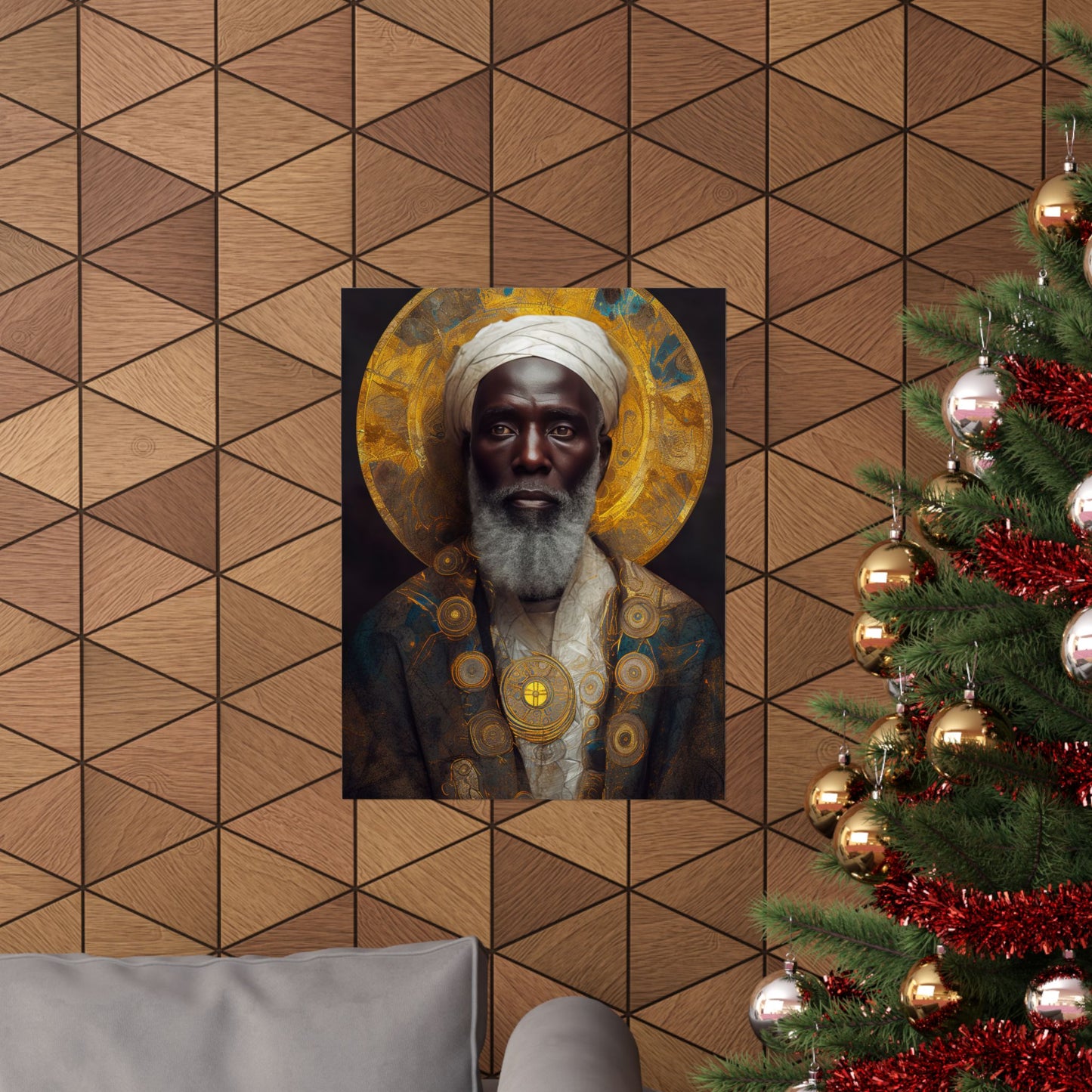 Saint Benedict the Moor Print - Sanctified Souls Print - Multiple Sizes - Premium Matte Vertical Posters