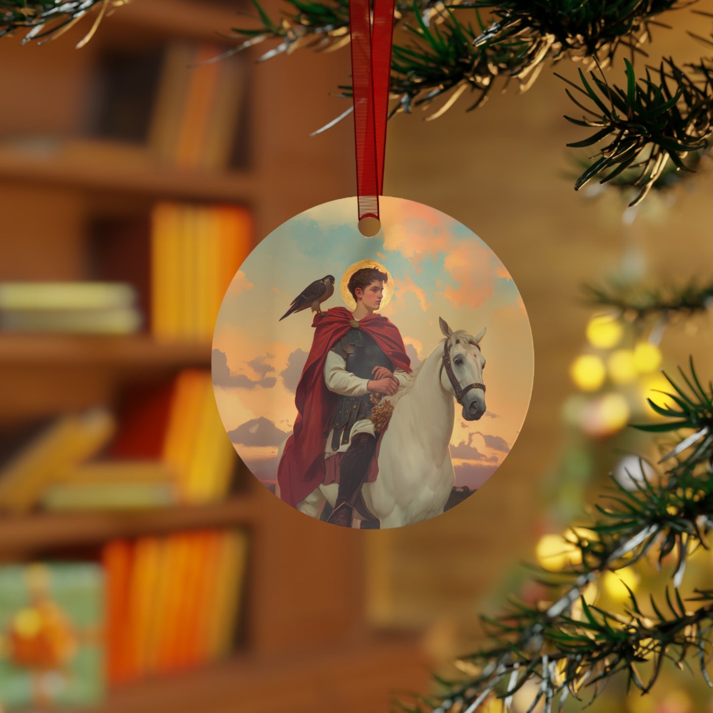 Saint Tryphon - Metal Ornament - Religious Holiday Christmas Ornament and Keepsake