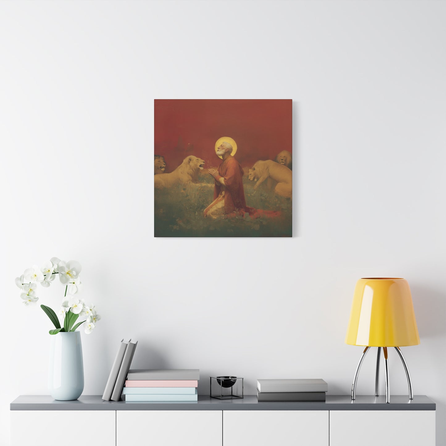 Saint Ignatius of Antioch -  Museum Wrapped Canvas - Sanctified Souls Print - Religious Art for your Home - Catholic Patron Saint Art