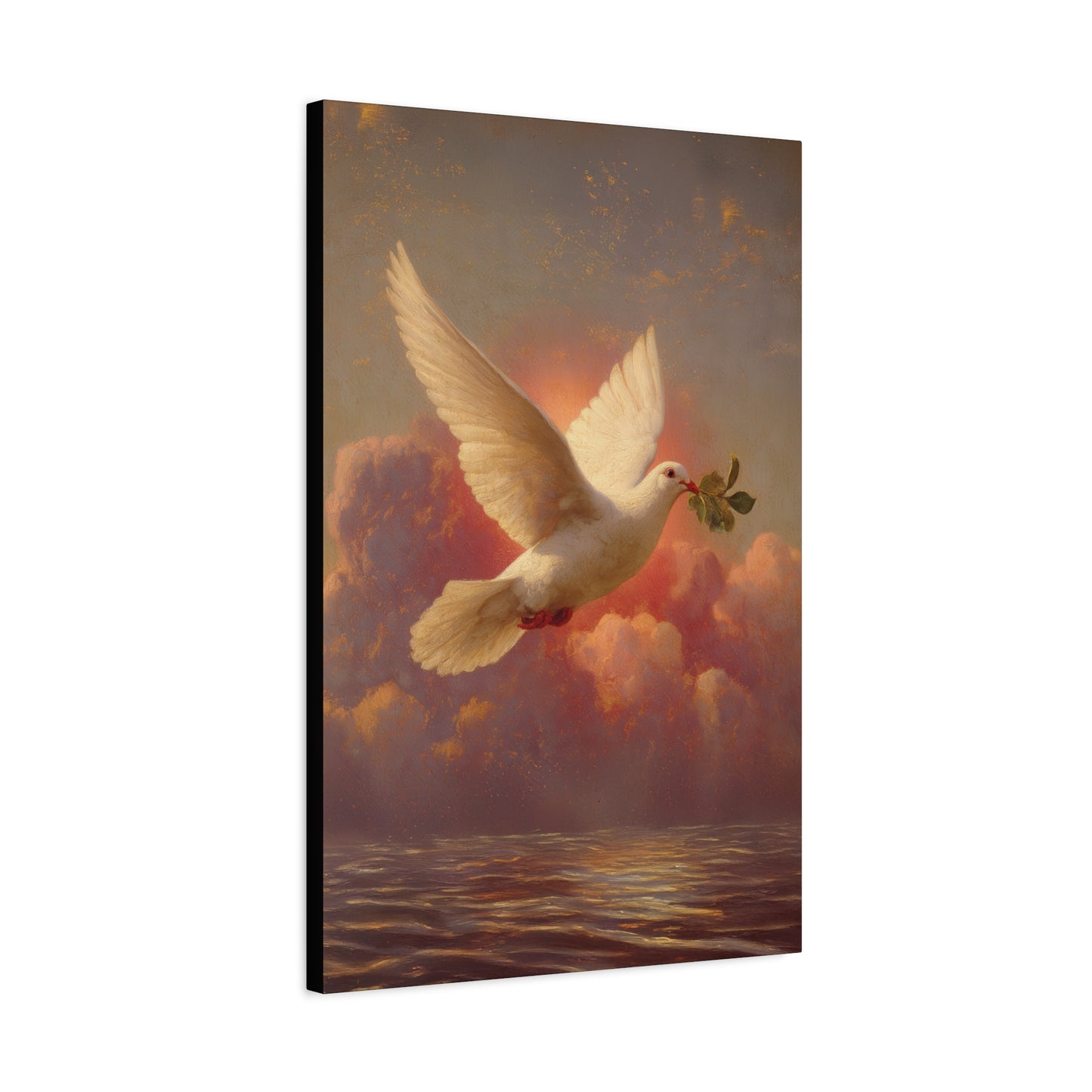 The Spirit Who Restored the Horizon - Holy Spirit - The Dove- Gallery Wrapped Canvas - Print - Religious Art for your Home - Catholic