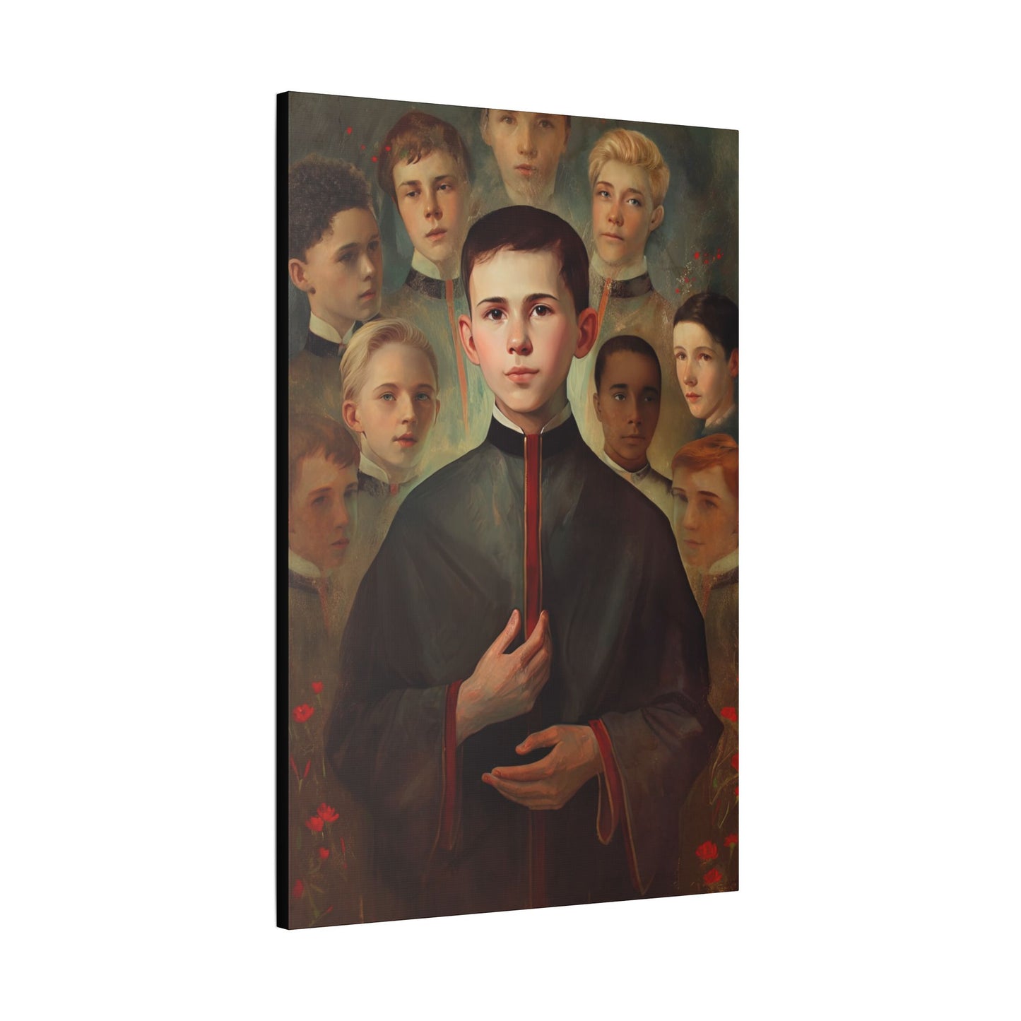 Saint John Berchmans Canvas Print - Multiple Sizes - Catholic Home art - Museum Wrapped Canvas - Sanctified Souls Print