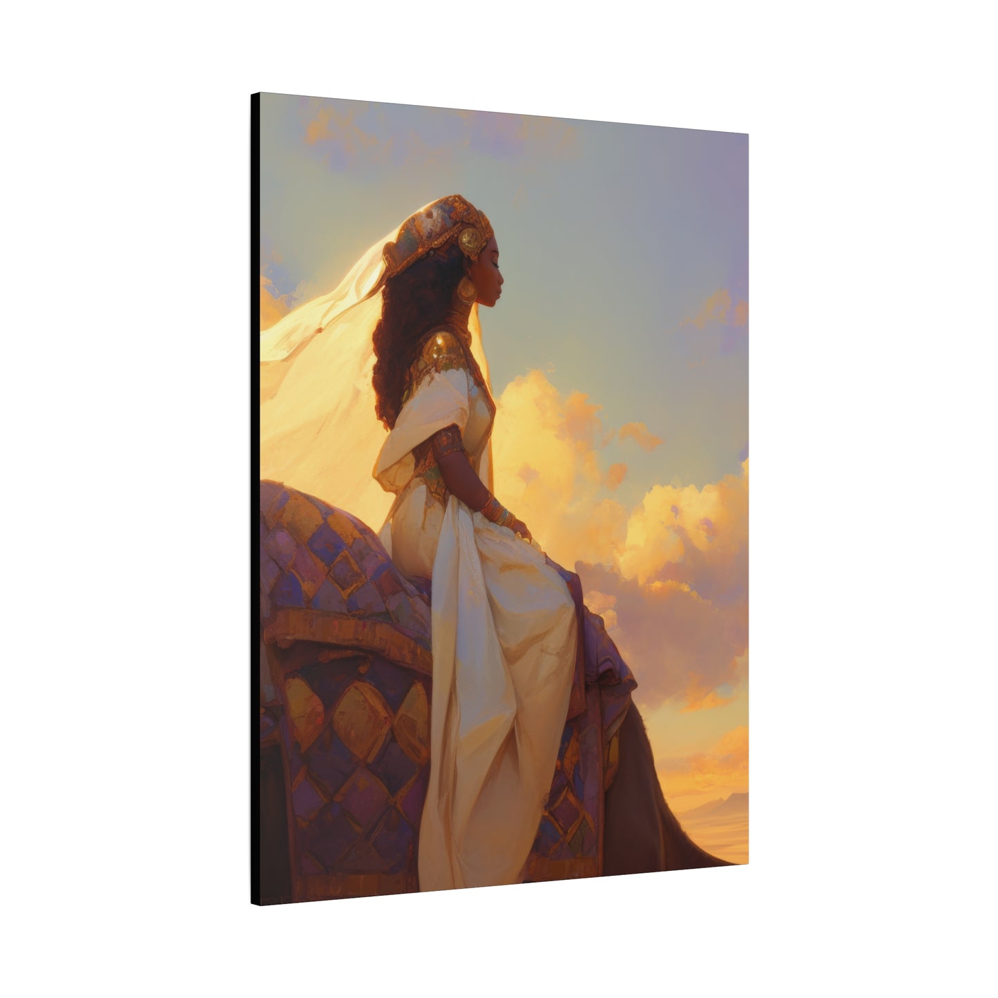 Queen of Sheba - Gallery Wrapped Canvas - Print - Religious Art for your Home - Catholic Art