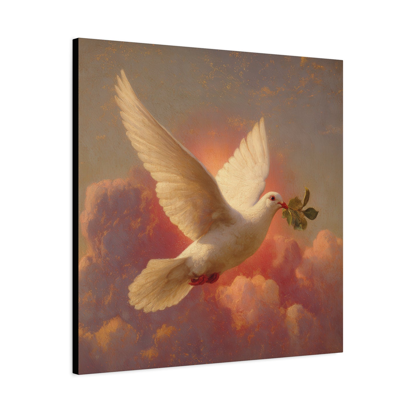 The Spirit Who Restored the Horizon - Holy Spirit - The Dove- Gallery Wrapped Canvas - Print - Religious Art for your Home - Catholic