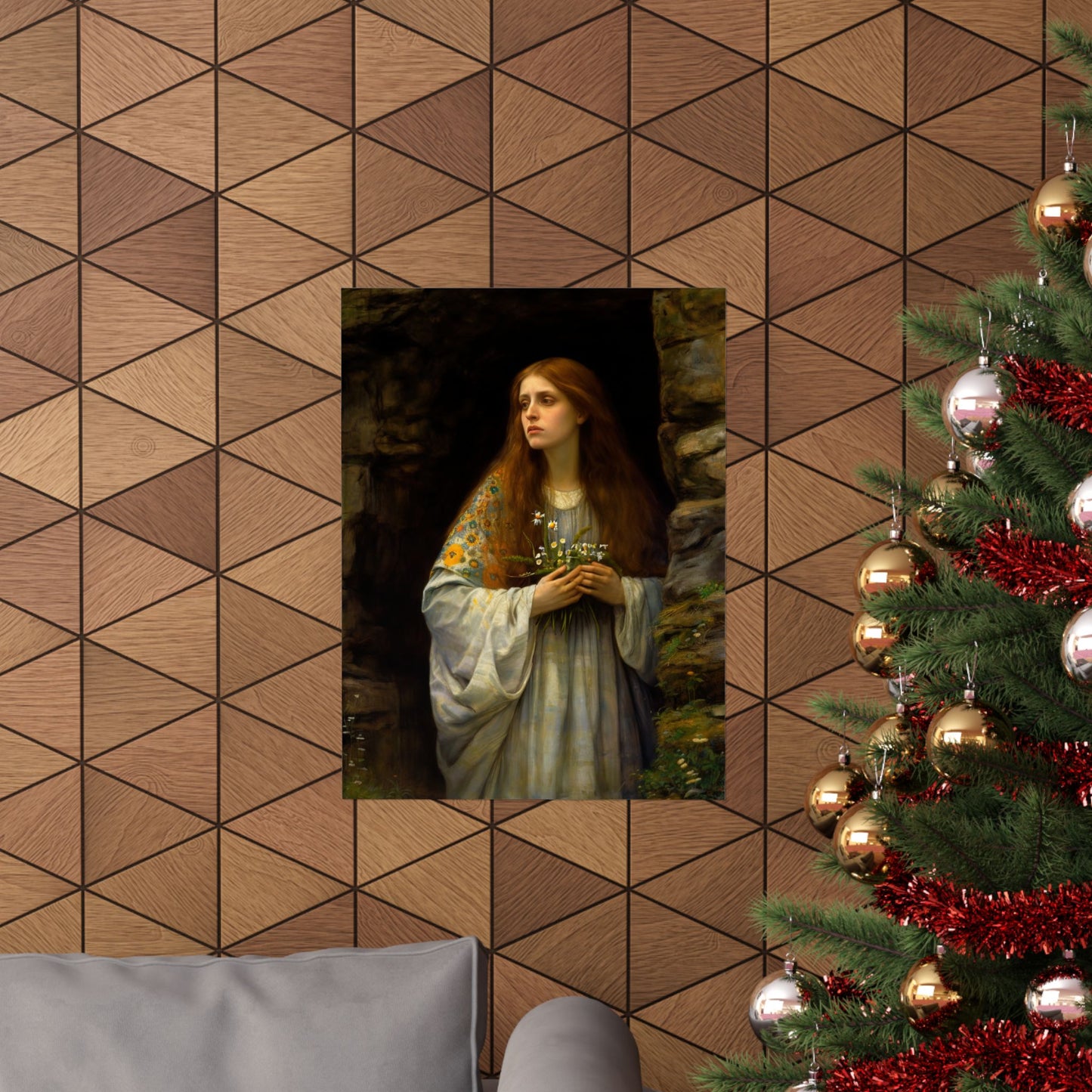 Saint Mary Magdalene : Witness to Resurrection Print - Sanctified Souls Print - Multiple Sizes - Premium Matte Vertical Posters
