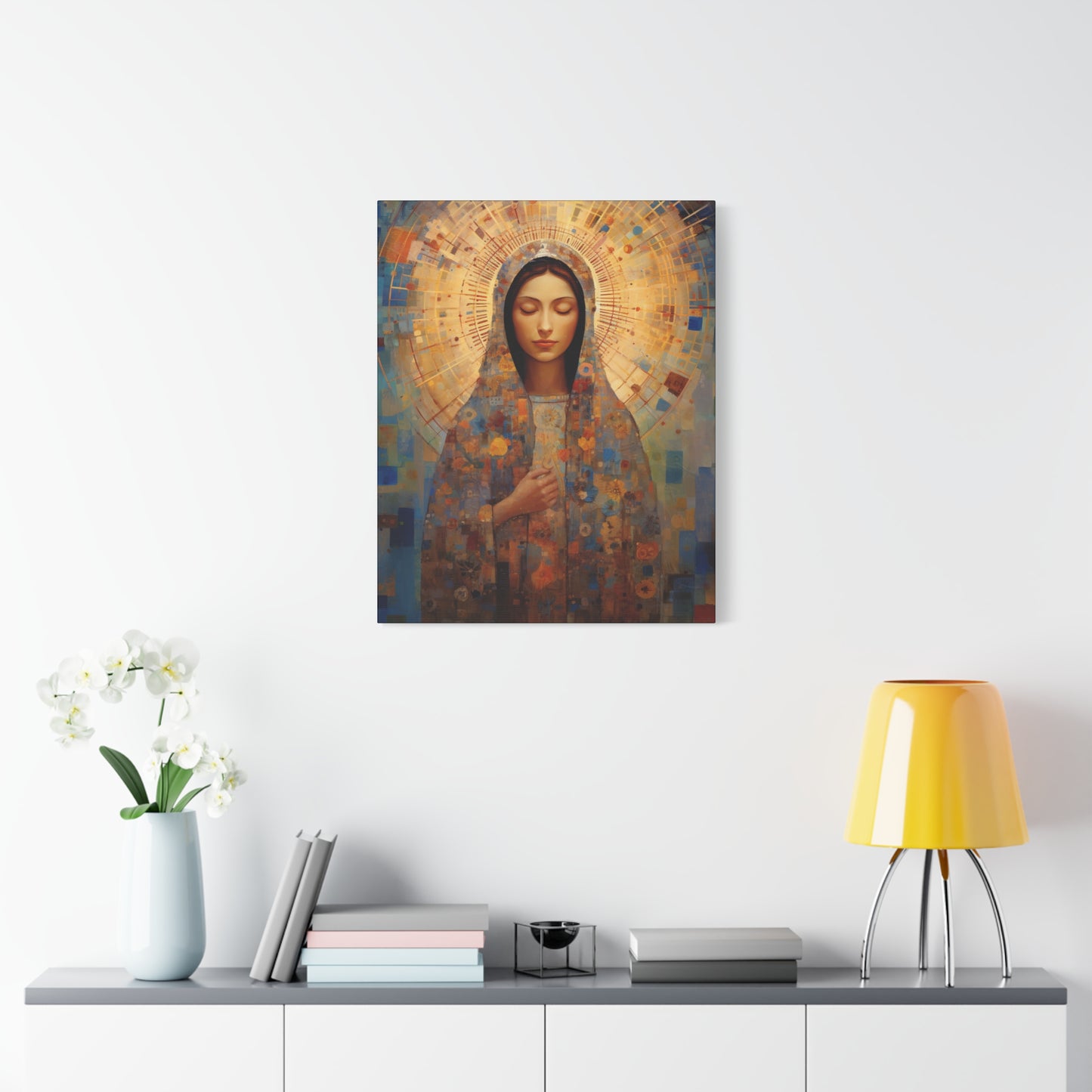 The Virgin of the Americas : Our Lady of Guadalupe Museum Wrapped Canvas Print - Multiple Sizes - Catholic Home art