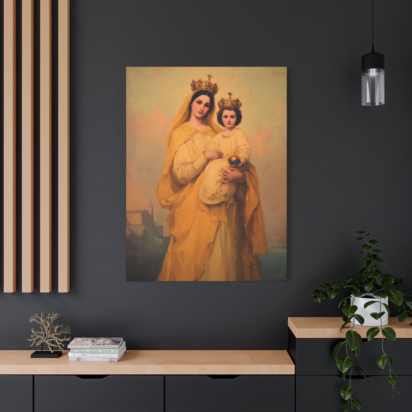 Our Lady of Prompt Succor - Gallery Wrapped Canvas - Print - Religious Art for your Home - Catholic