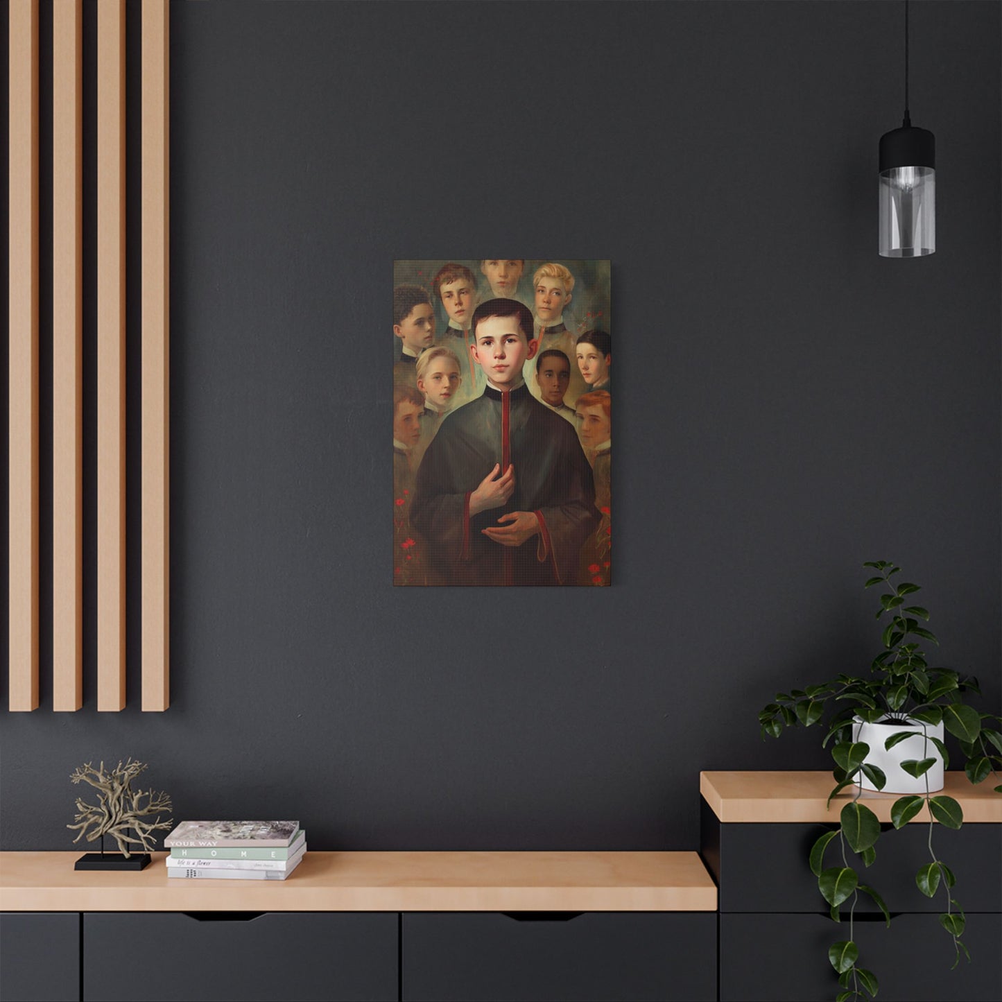Saint John Berchmans Canvas Print - Multiple Sizes - Catholic Home art - Museum Wrapped Canvas - Sanctified Souls Print