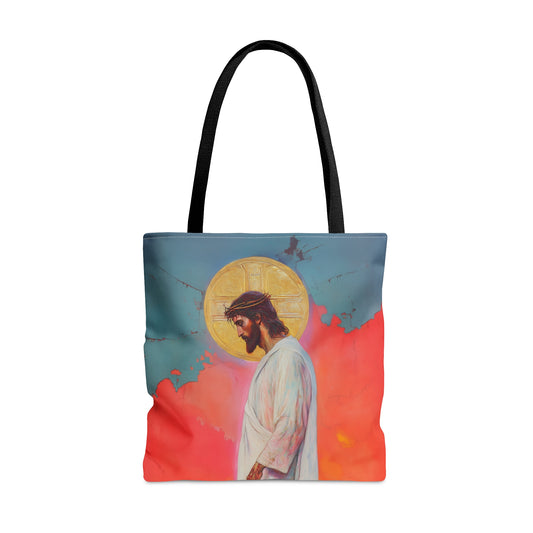 From the Tomb, Eternal Life Tote Bag - Large Medium Small Faith Art Bag - Catholic Faith Purse - Double Sided
