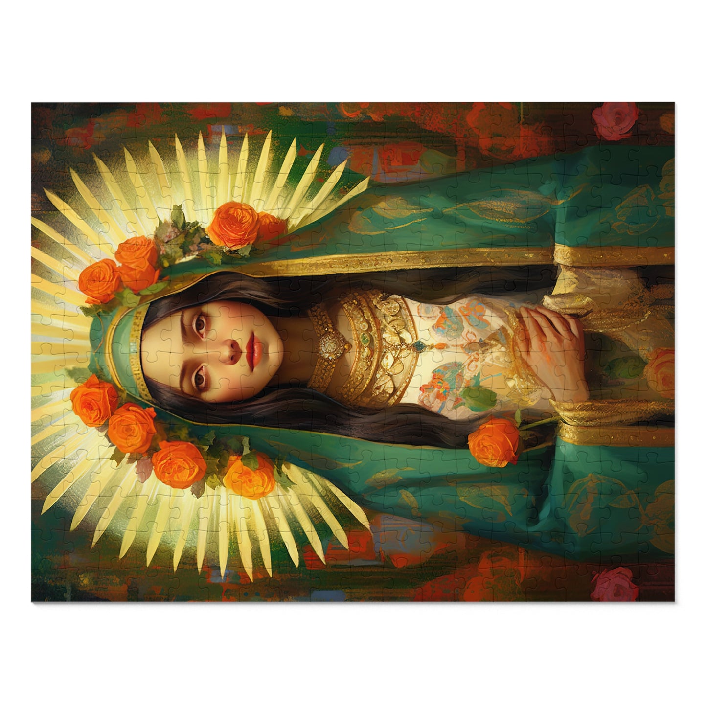 Patroness of Hope : Our Lady of Gudalupe - Puzzle and Keepsake Tin - Jigsaw Puzzle (30, 110, 252, 500,1000-Piece) - Religious Puzzle