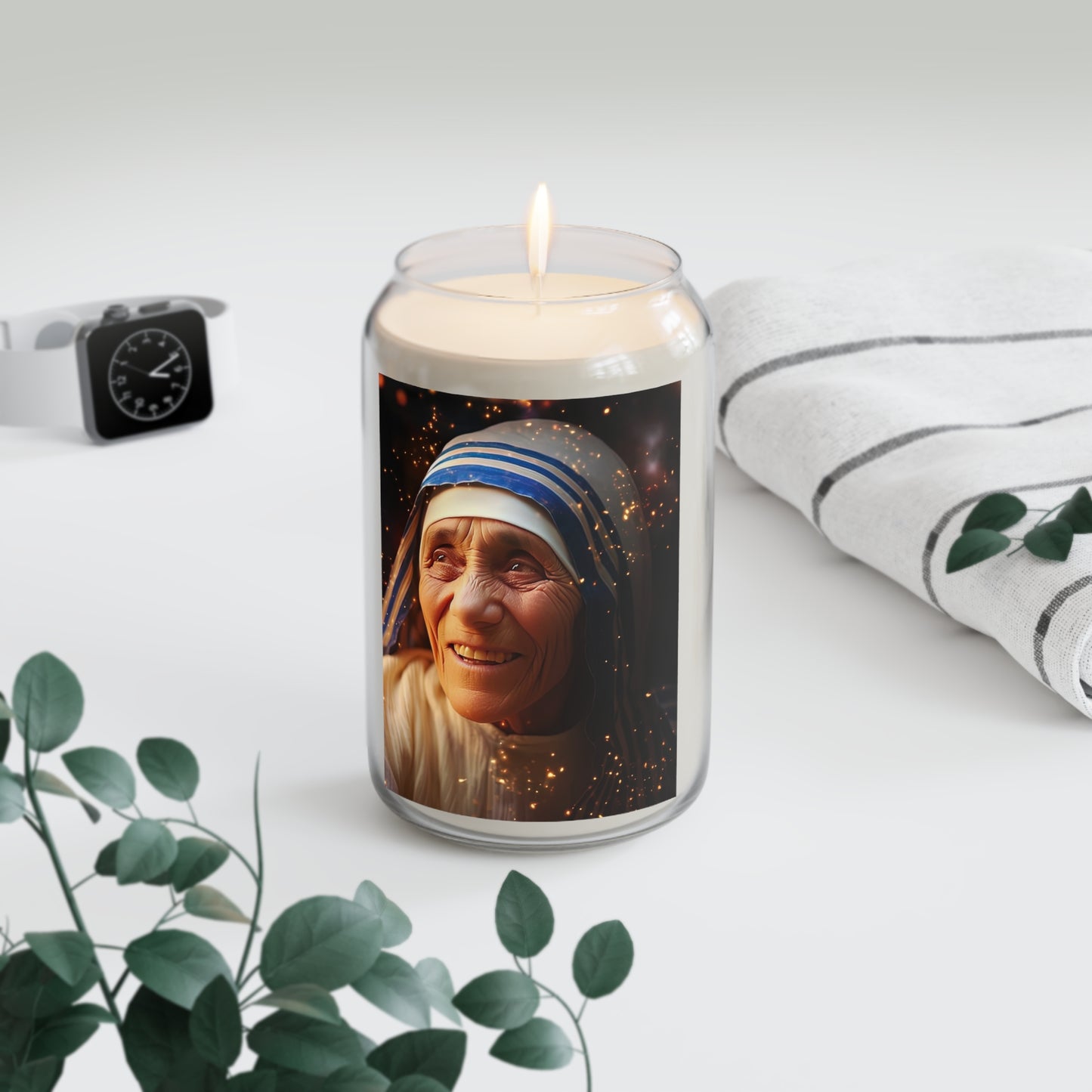 Saint Teresa of Calcutta - Mother Teresa - Scented Prayer Candle, 13.75oz - Tall Size - Religious Prayer Candle - Catholic Art