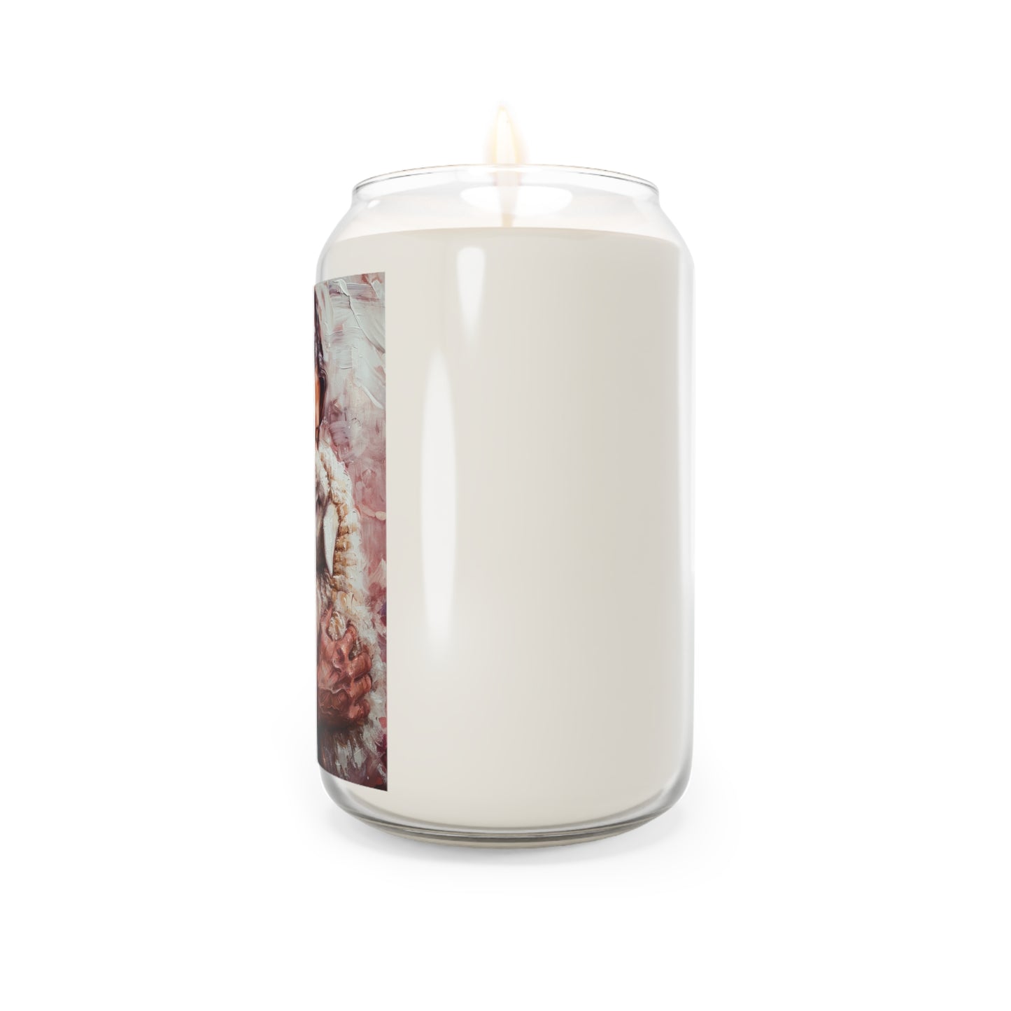 Jesus and the Little Lamb - Scented Prayer Candle, 13.75oz -  Candle - Catholic Art - prayer room Scented Candle