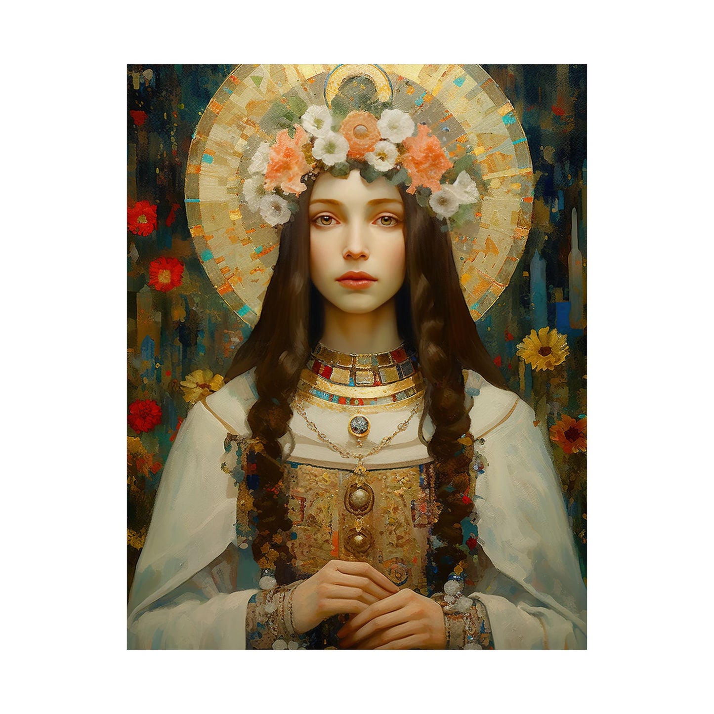Saint Dorothy - Sanctified Souls Print - Multiple Sizes - Premium Matte Vertical Posters
