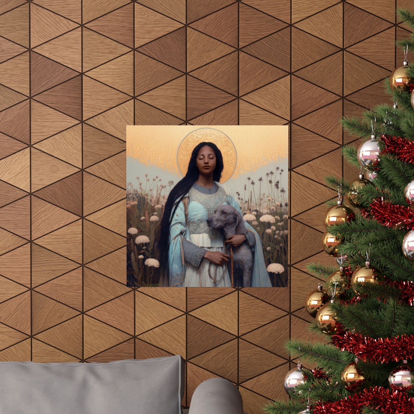 Saint Quiteria - Sanctified Souls Print - Multiple Sizes - Premium Matte Vertical Posters