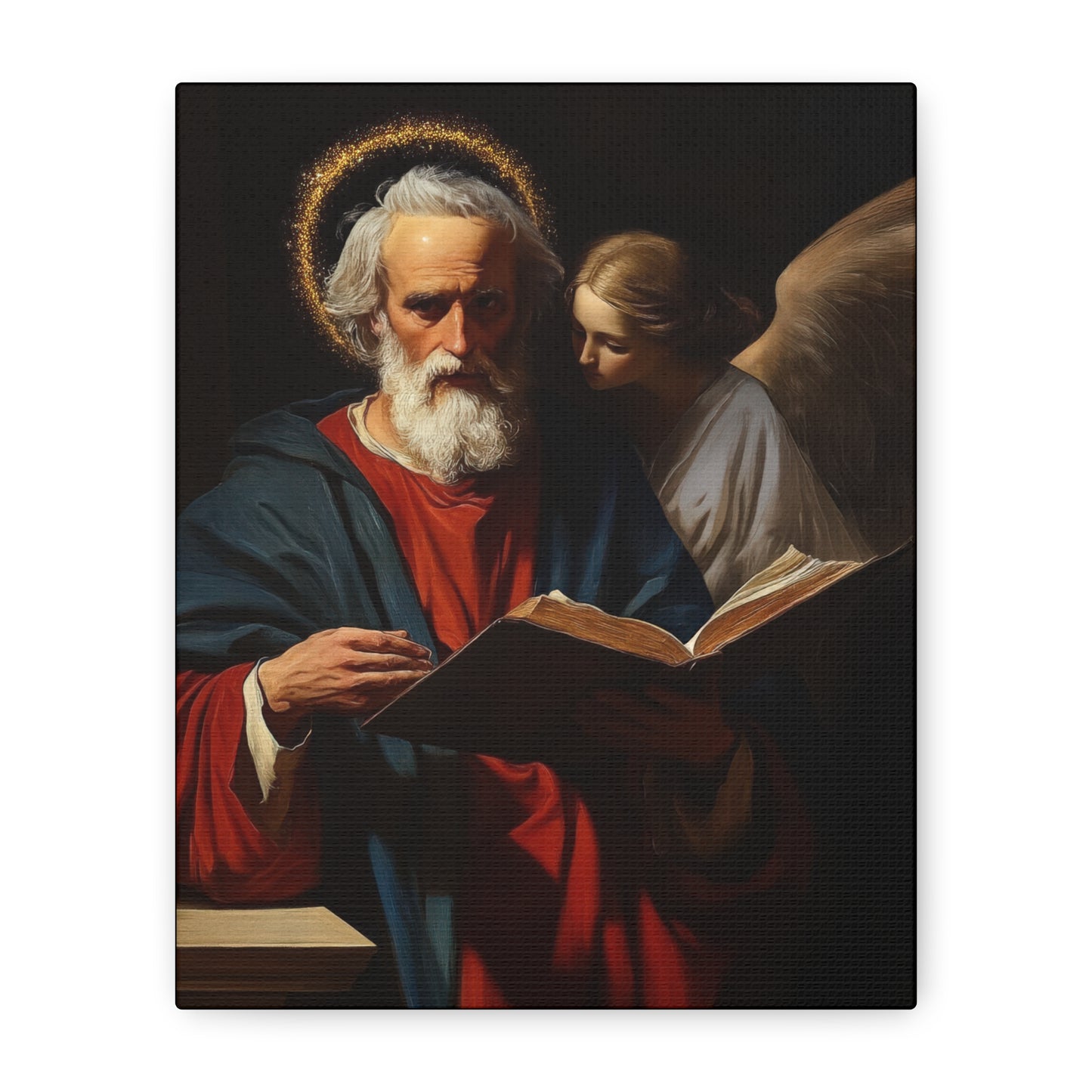 Saint Matthew the Apostle - Gallery Wrapped Canvas - Print - Religious Art for your Home - Catholic