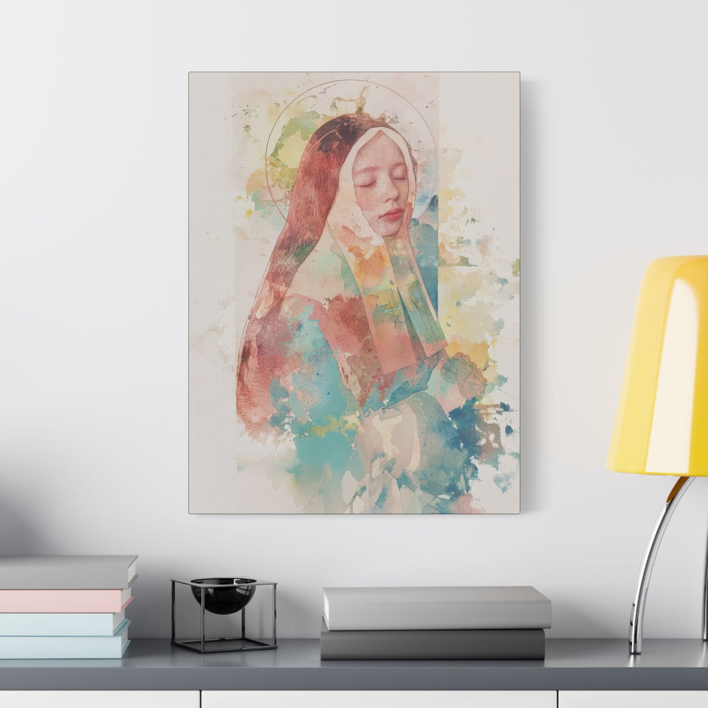 Saint Bernadette - Museum Wrapped Canvas - Sanctified Souls Print - Religious Art for your Home