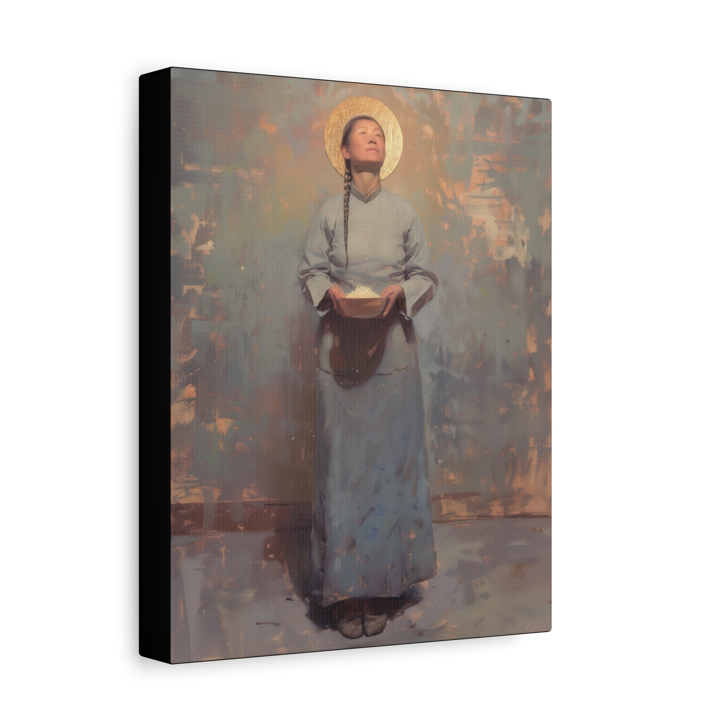 Saint Martha Wang - Chinese Martyr Saint  - Gallery Wrapped Canvas - Print - Religious Art for your Home - Catholic Art