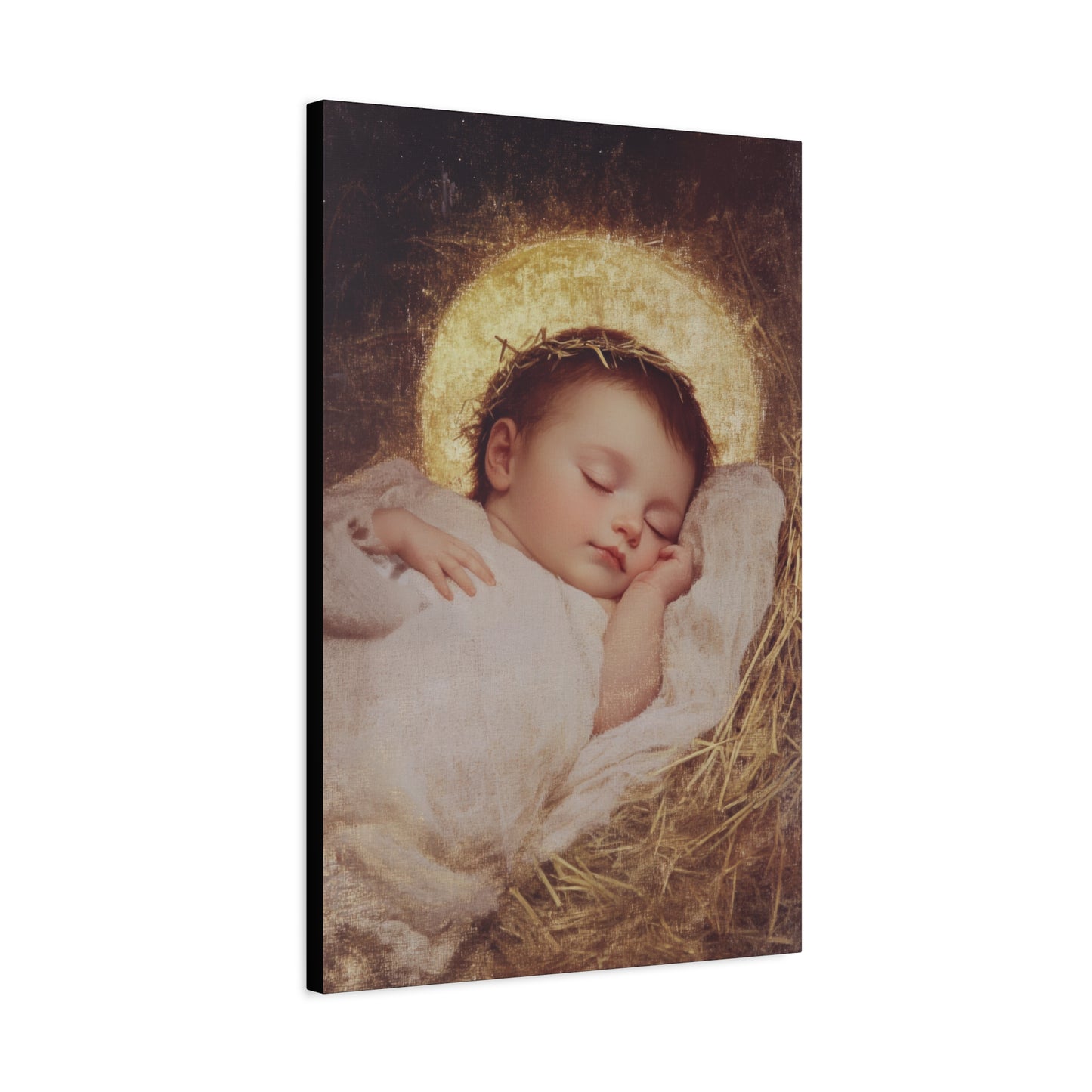 The Christ Child Born Into the Quiet of the World - Gallery Wrapped Canvas - Print - Religious Art for your Home - Catholic Art Print