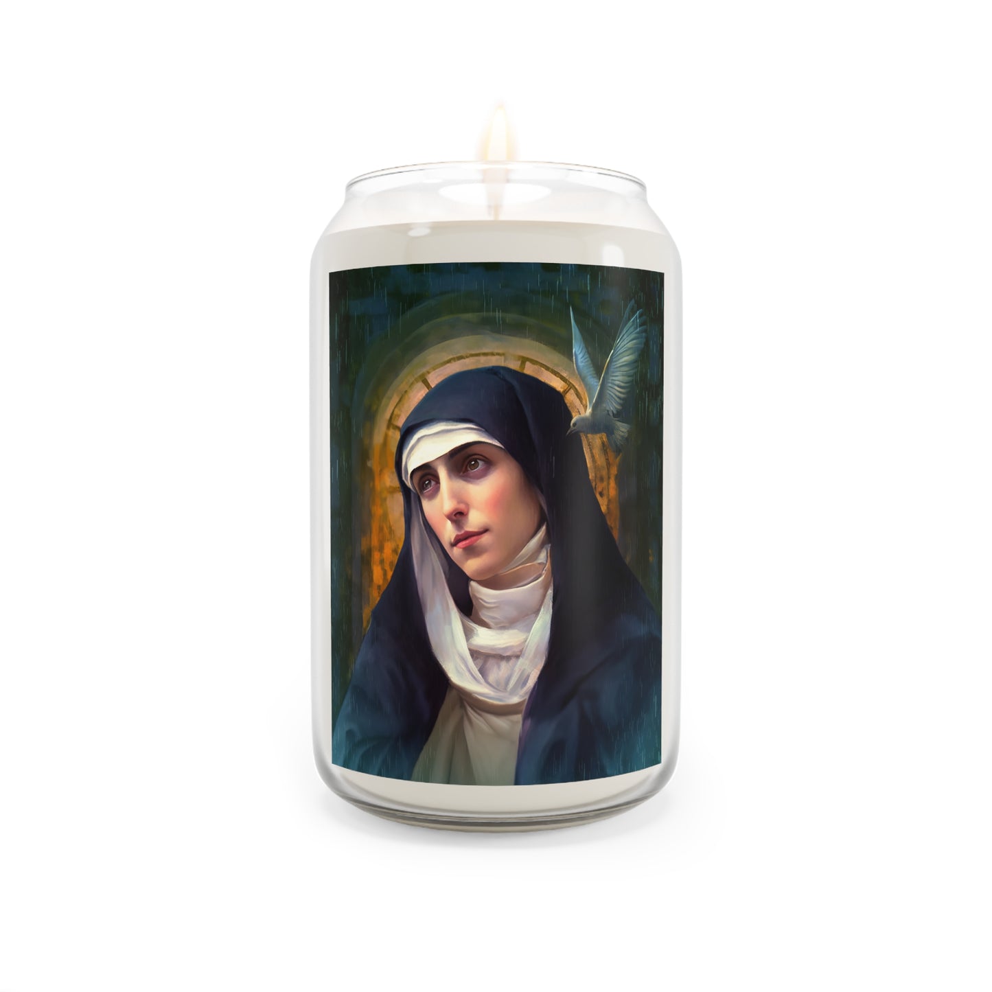 Saint Teresa of Avila  - Scented Prayer Candle, 13.75oz - Tall Size - Religious Prayer Candle - Catholic Art