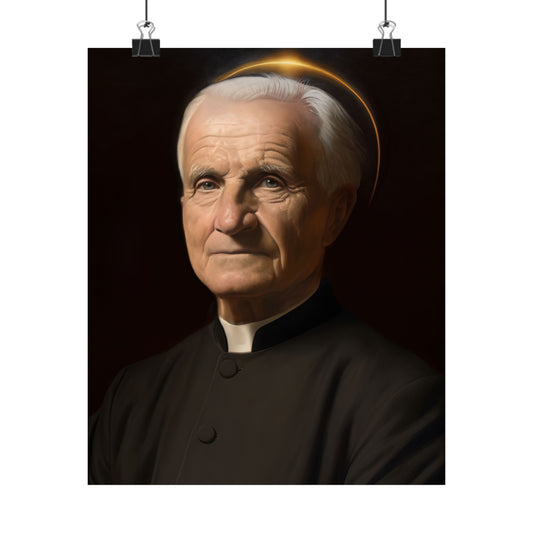 Saint André Bessette  - Sanctified Souls Print - Multiple Sizes - Premium Matte Vertical Posters