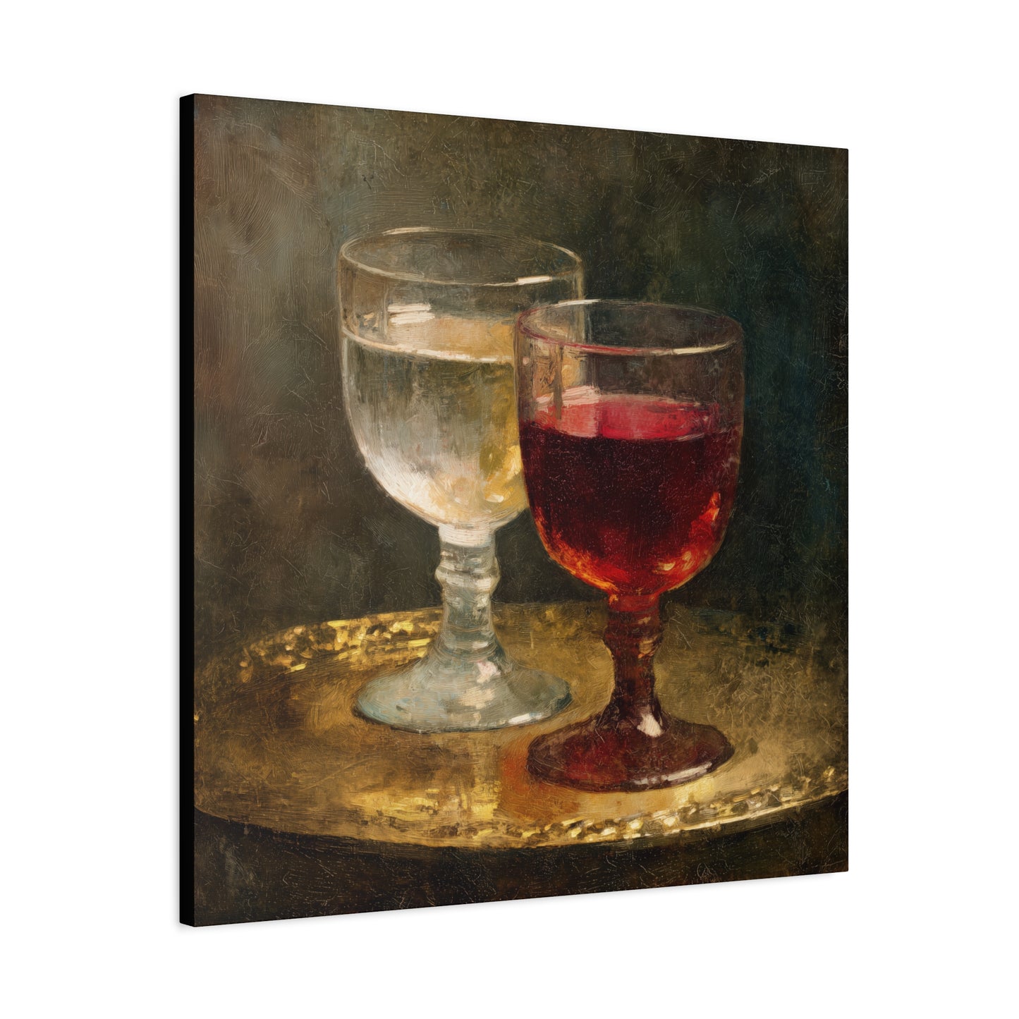 Cana and the Miracle of Abundance - Water into Wine - Gallery Wrapped Canvas - Print - Religious Art for your Home - Catholic Art Print
