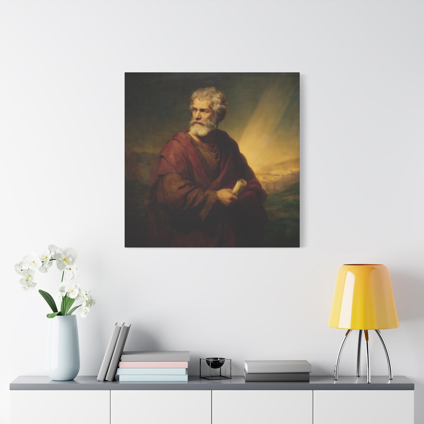 Saint Phillip the Apostle -  Museum Wrapped Canvas - Sanctified Souls Print - Religious Art for your Home