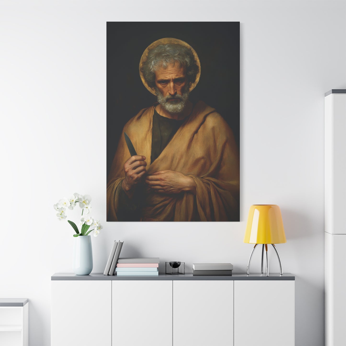 Saint Bartholomew the Apostle  - Gallery Wrapped Canvas - Print - Religious Art for your Home - Catholic