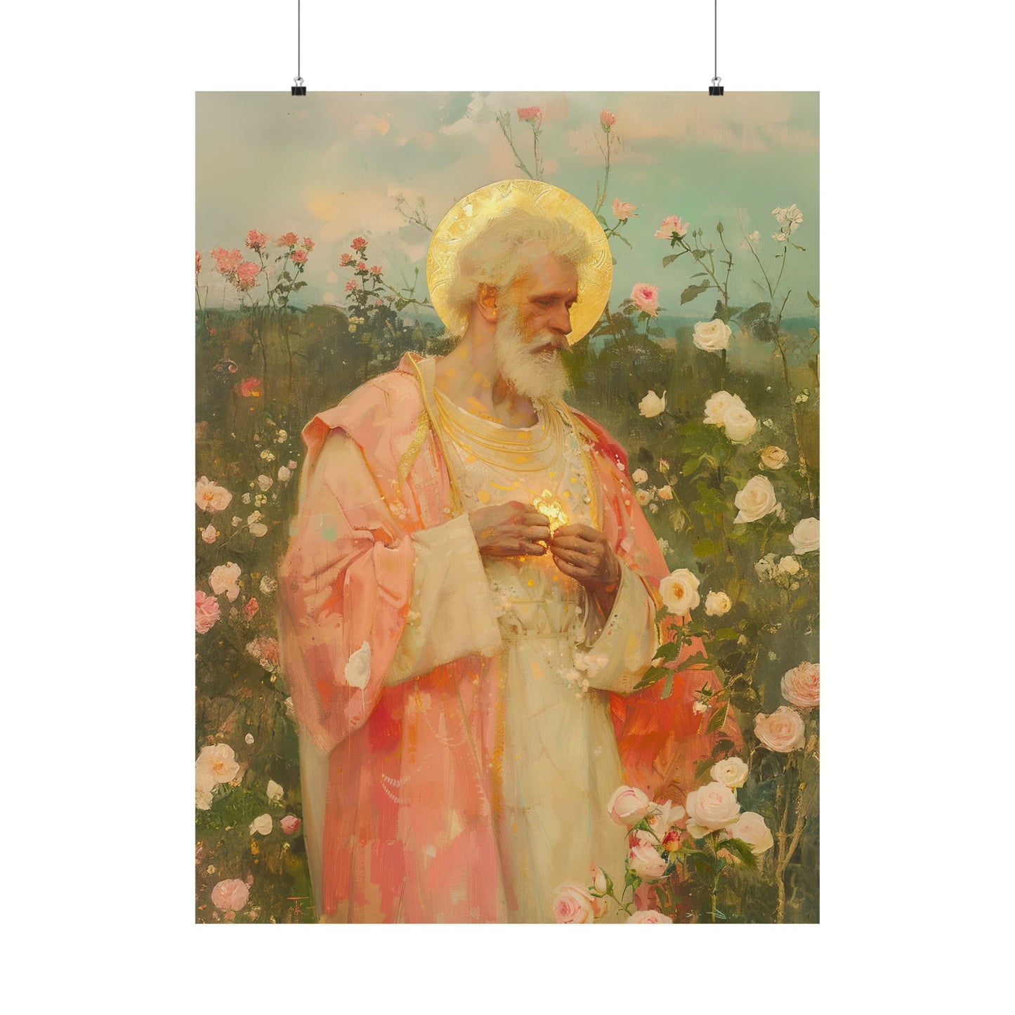 Saint Valentine -  Catholic Art - Multiple Sizes - Premium Posters - Catholic Art - Christian Home - Catholic Saint Art