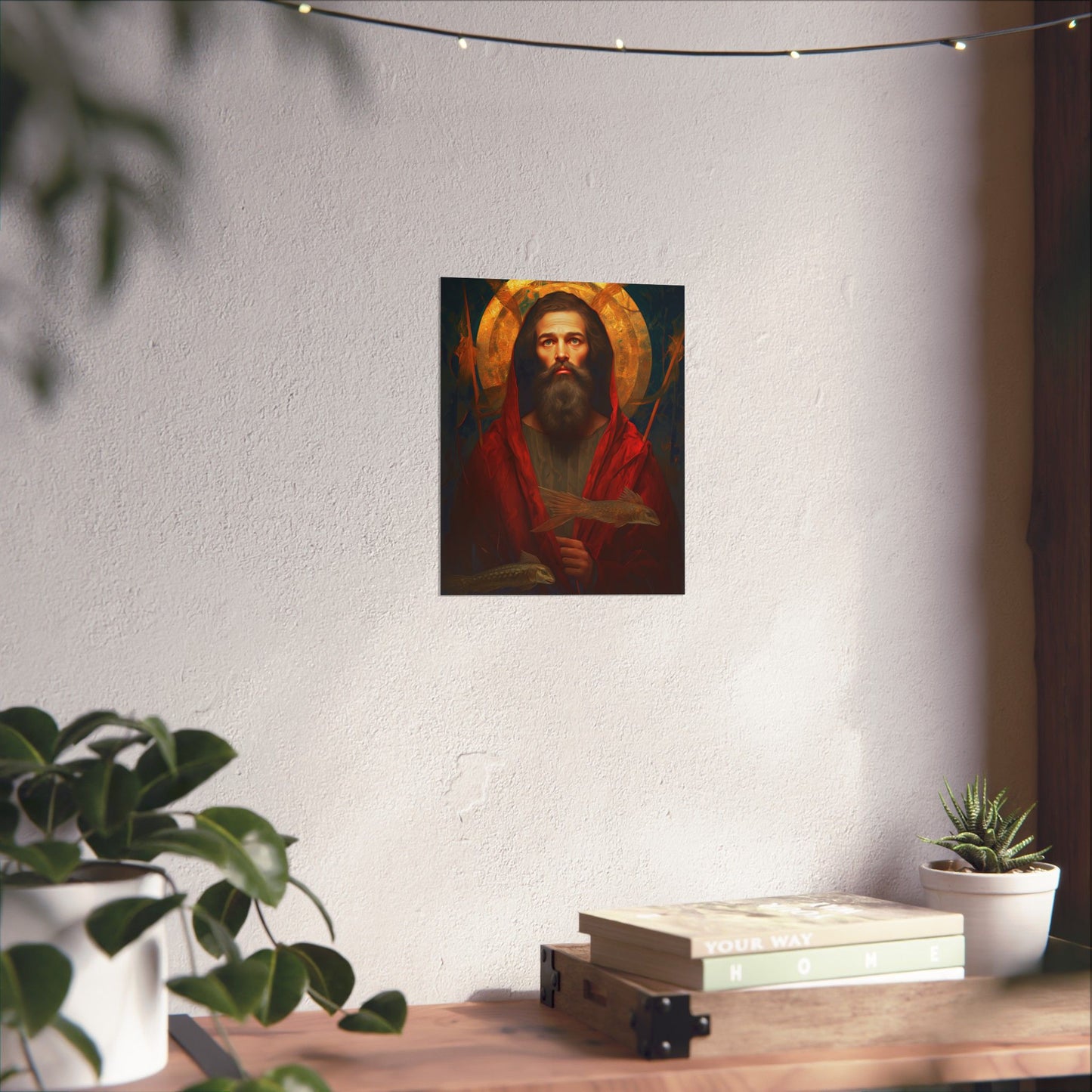 Saint Andrew the Apostle Print - Sanctified Souls Print - Multiple Sizes - Premium Matte Vertical Posters