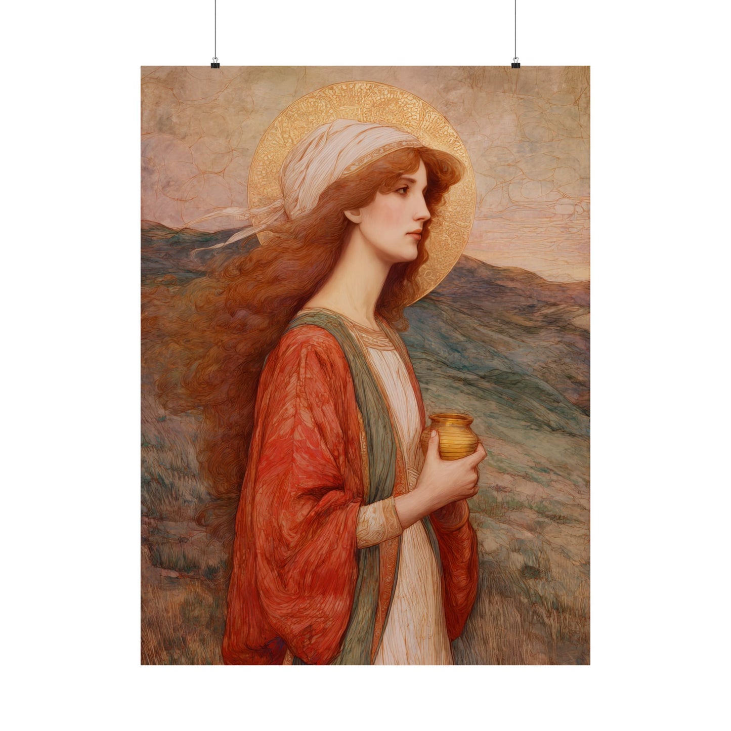 Saint Joanna - Sanctified Souls Print - Multiple Sizes - Premium Matte Vertical Posters