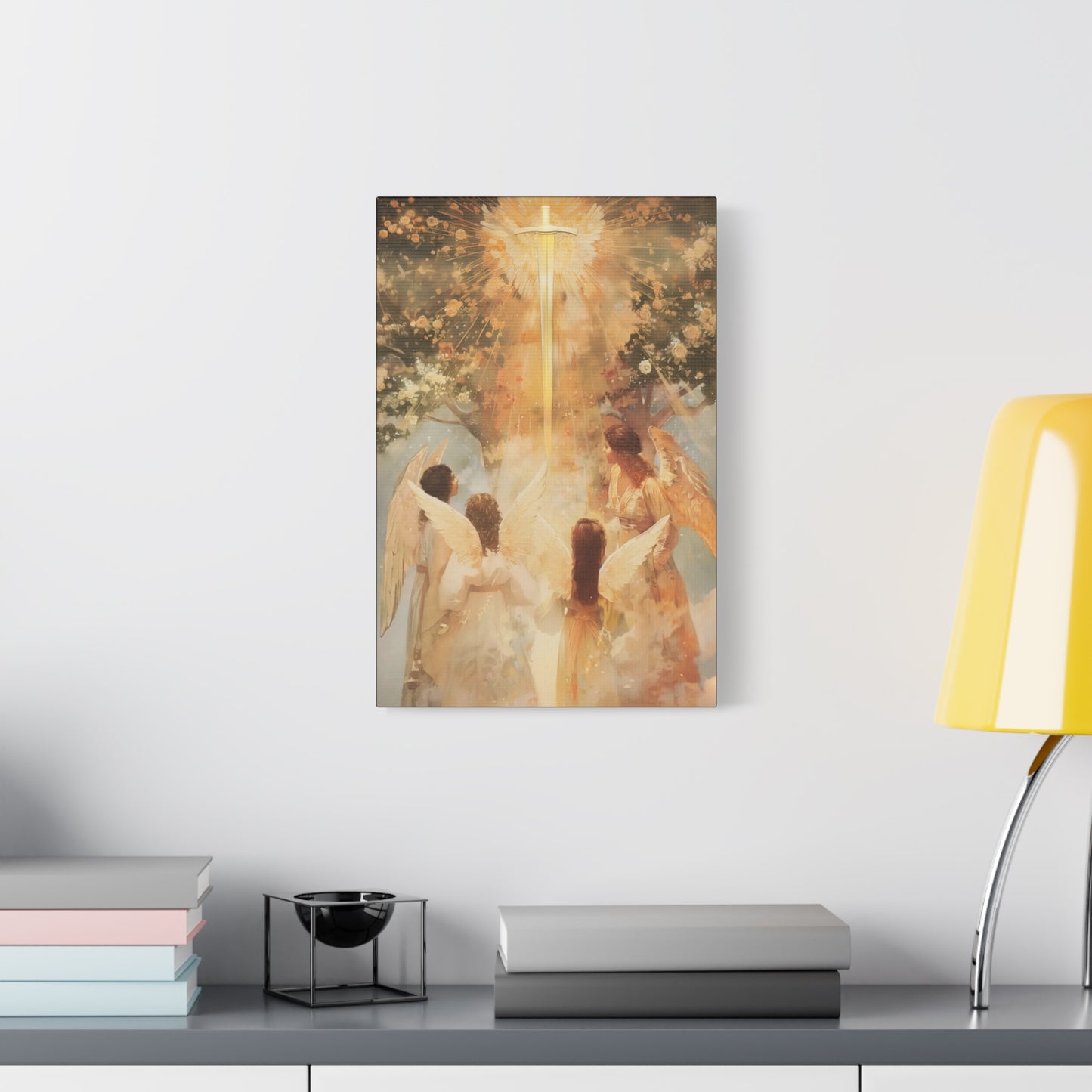The Watchers of the First Dawn - Guardians of Eden - Gallery Wrapped Canvas - Print - Religious Art for your Home - Catholic Art