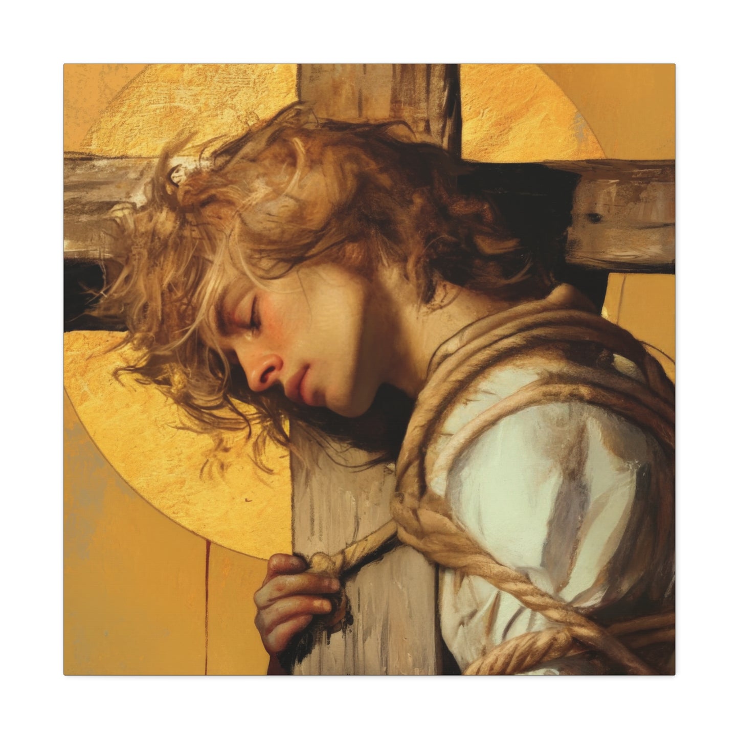 Saint Dismus, The 'Good Thief' - Gallery Wrapped Canvas - Print - Religious Art for your Home - Catholic Art