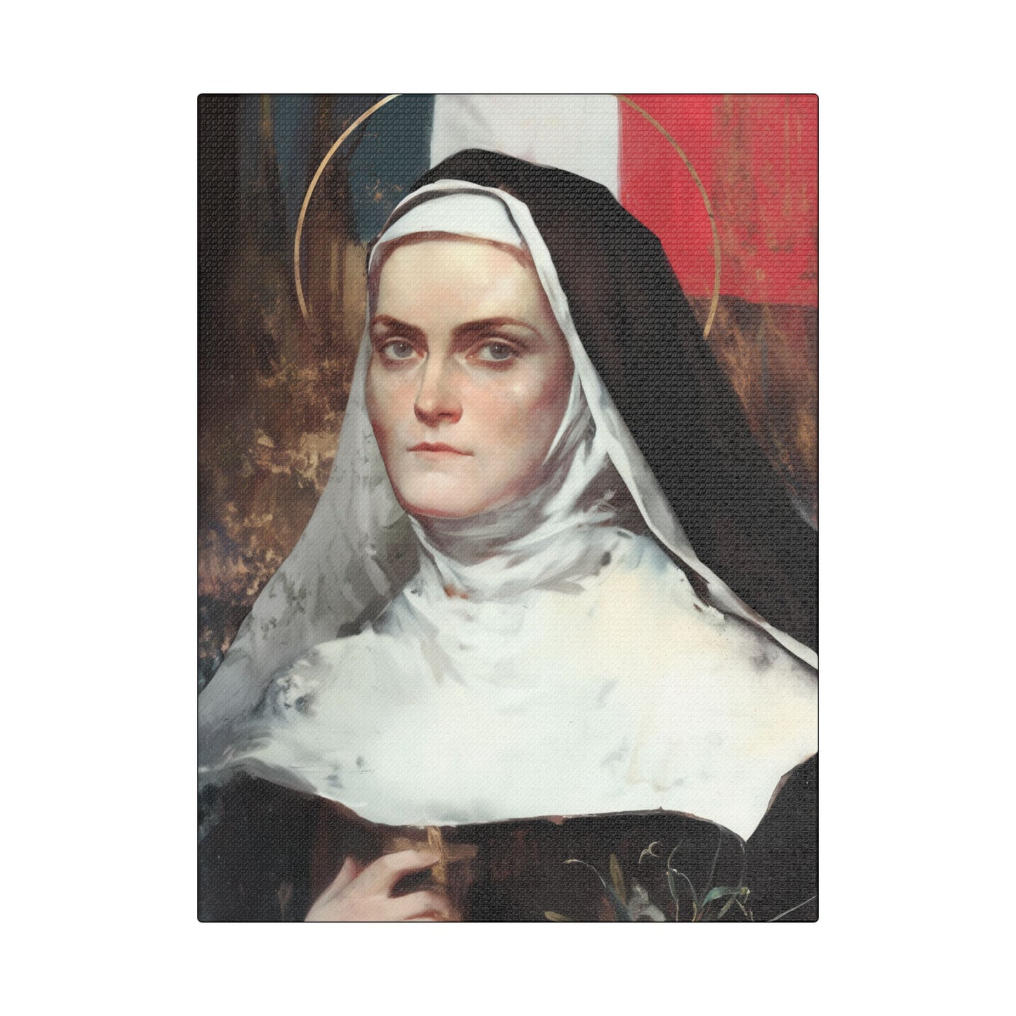Saint Jeanne-Antide Thouret - Museum Wrapped Canvas - Print - Religious Art for your Home - Christian print - Prayer Room Art - Catholic