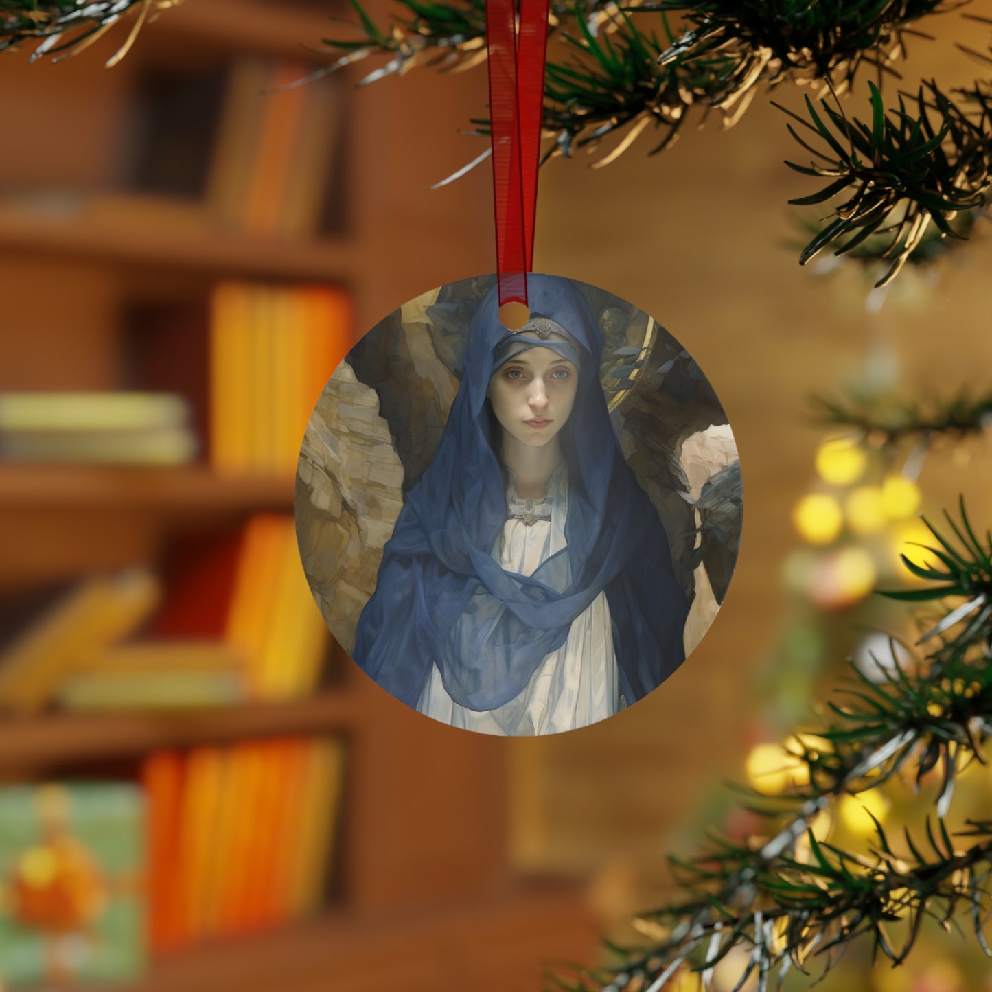 Saint Pelagia - Religious Holiday Christmas Ornament and Keepsake - Double sided Keepsake Religious Ornament