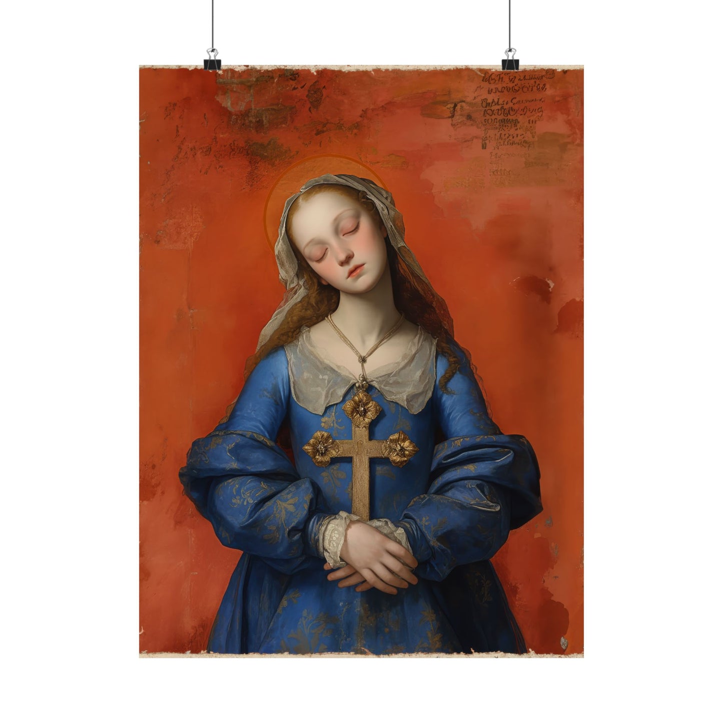 Saint Philomena of San Severino Poster Print - Sanctified Souls Print - Multiple Sizes - Premium Posters - Catholic Art for your home